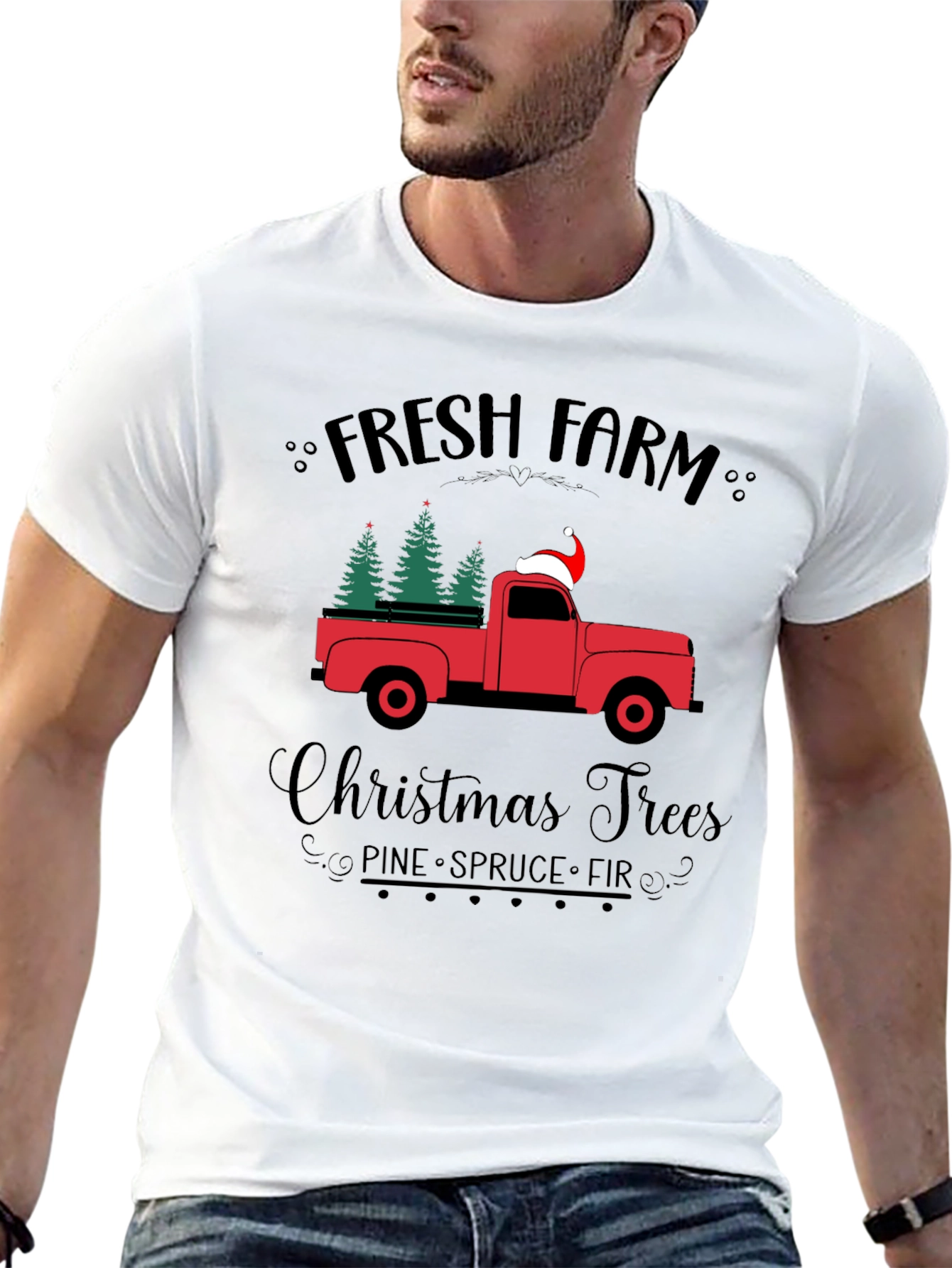 Fresh Farm Christmas Trees Tee