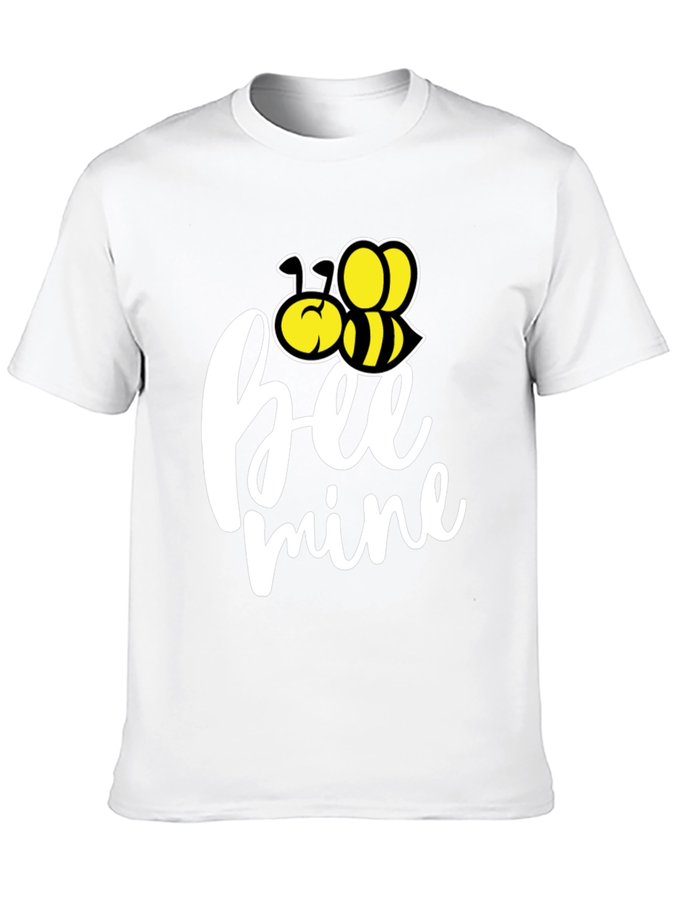 Bee Mine Graphic Tee - Black Cotton T-Shirt