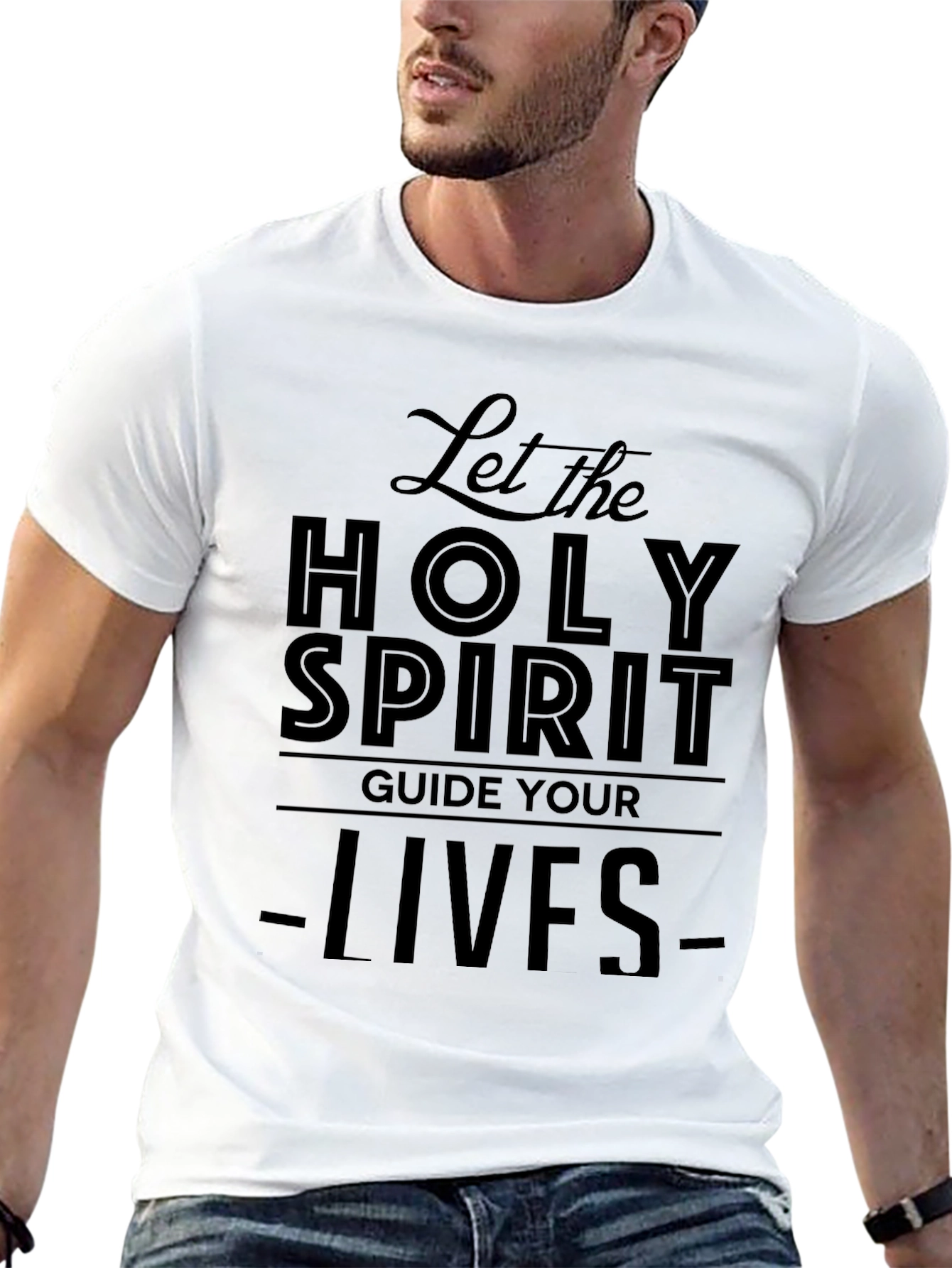 Holy Spirit Graphic T-Shirt - Black
