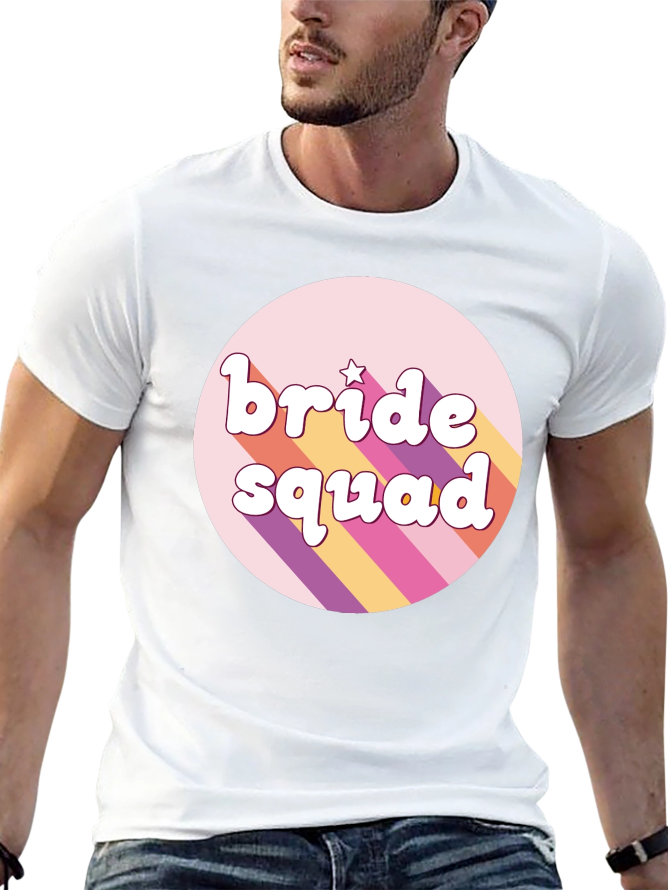 Bride Squad Retro T-Shirt