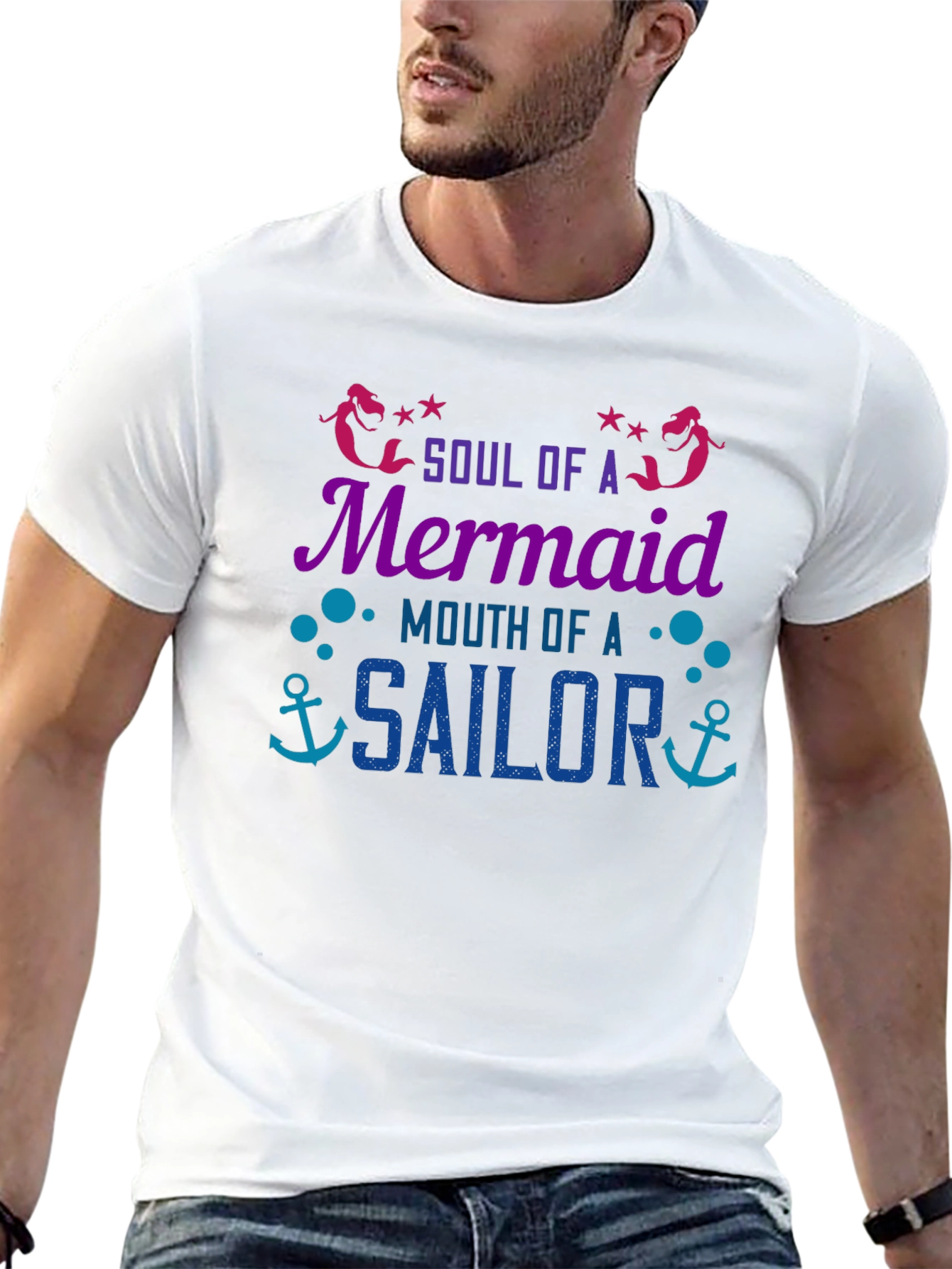 Soul of a Mermaid Sailor Graphic Tee