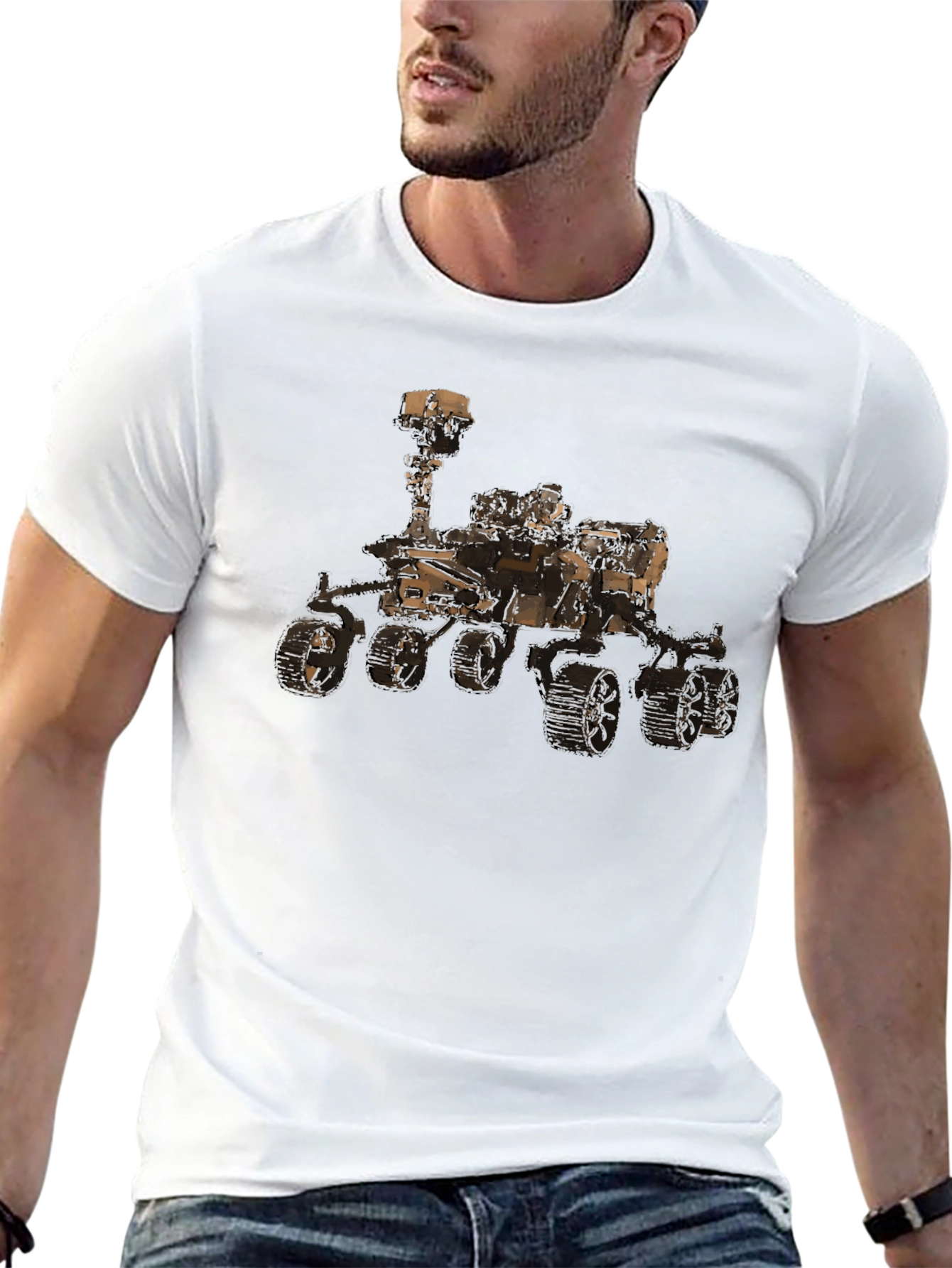 Mars Rover Graphic Tee - Space Exploration T-Shirt