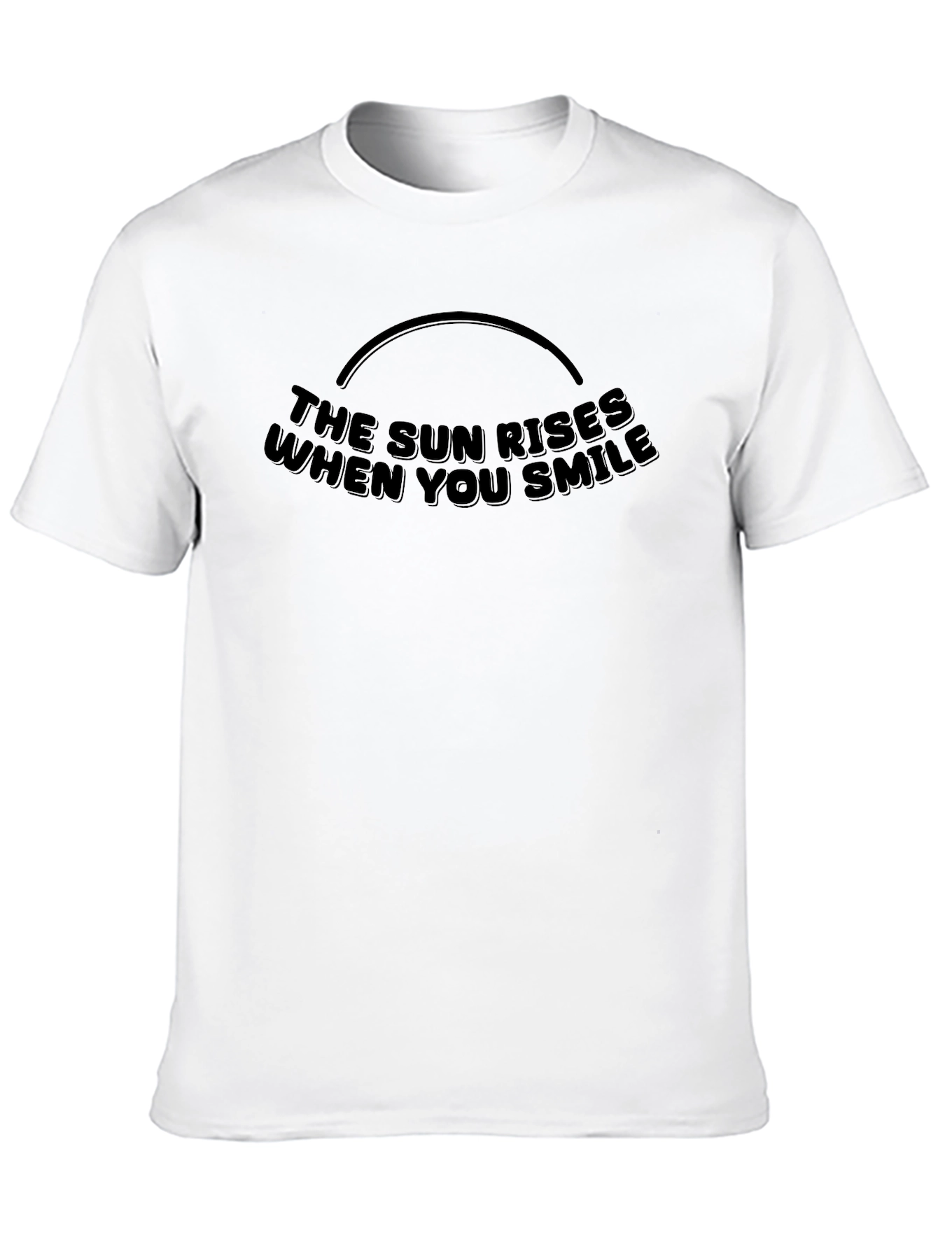 The Sun Rises When You Smile Graphic Tee