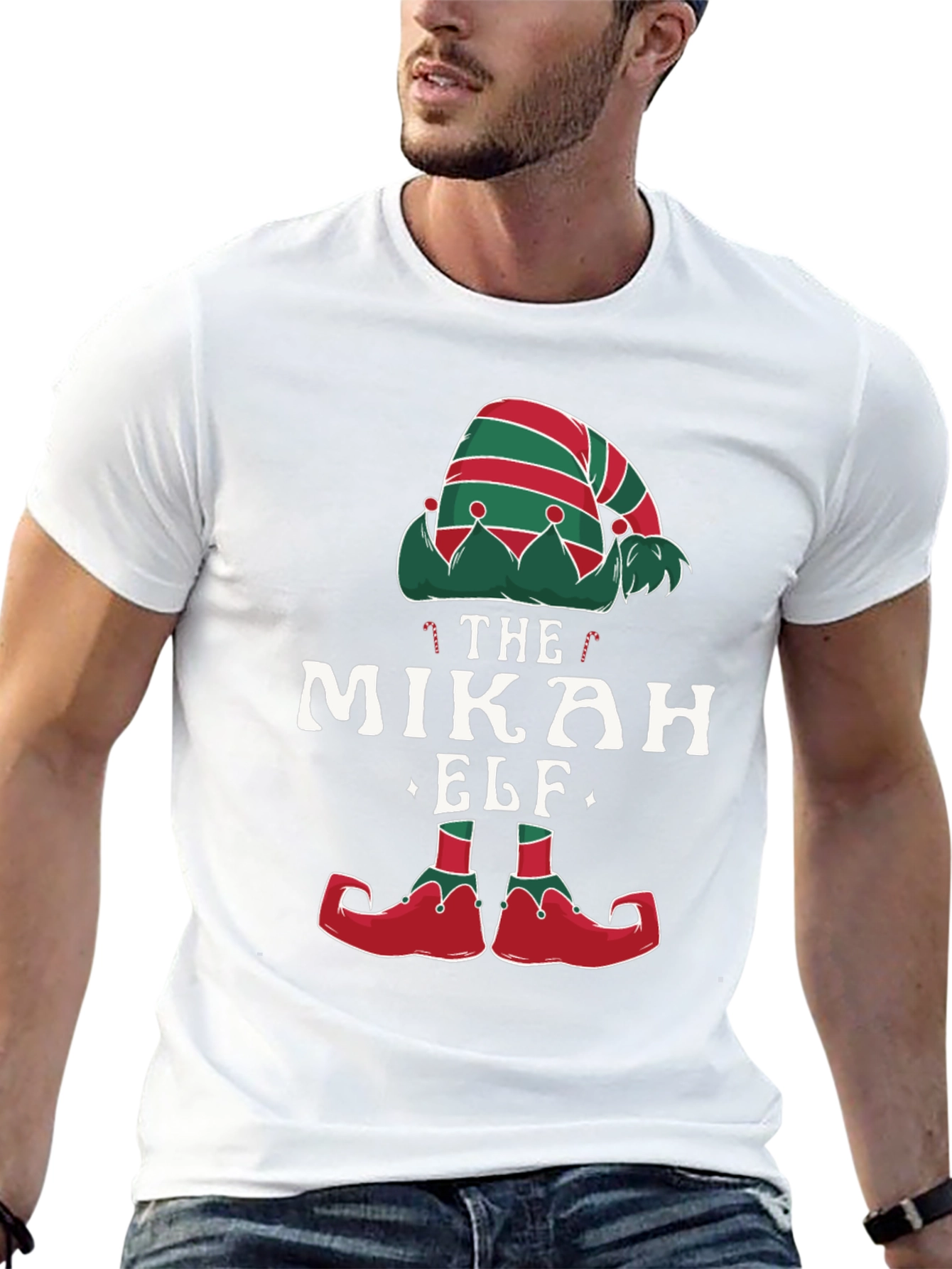 The Micah Elf Christmas Holiday Tee