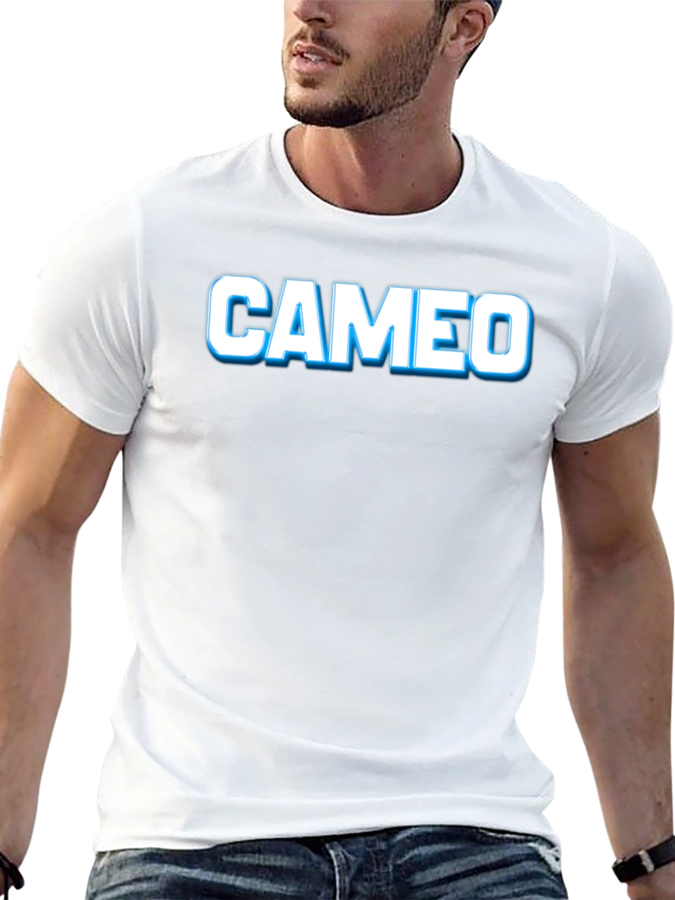 Cameo Black T-Shirt - Cool Graphic Tee
