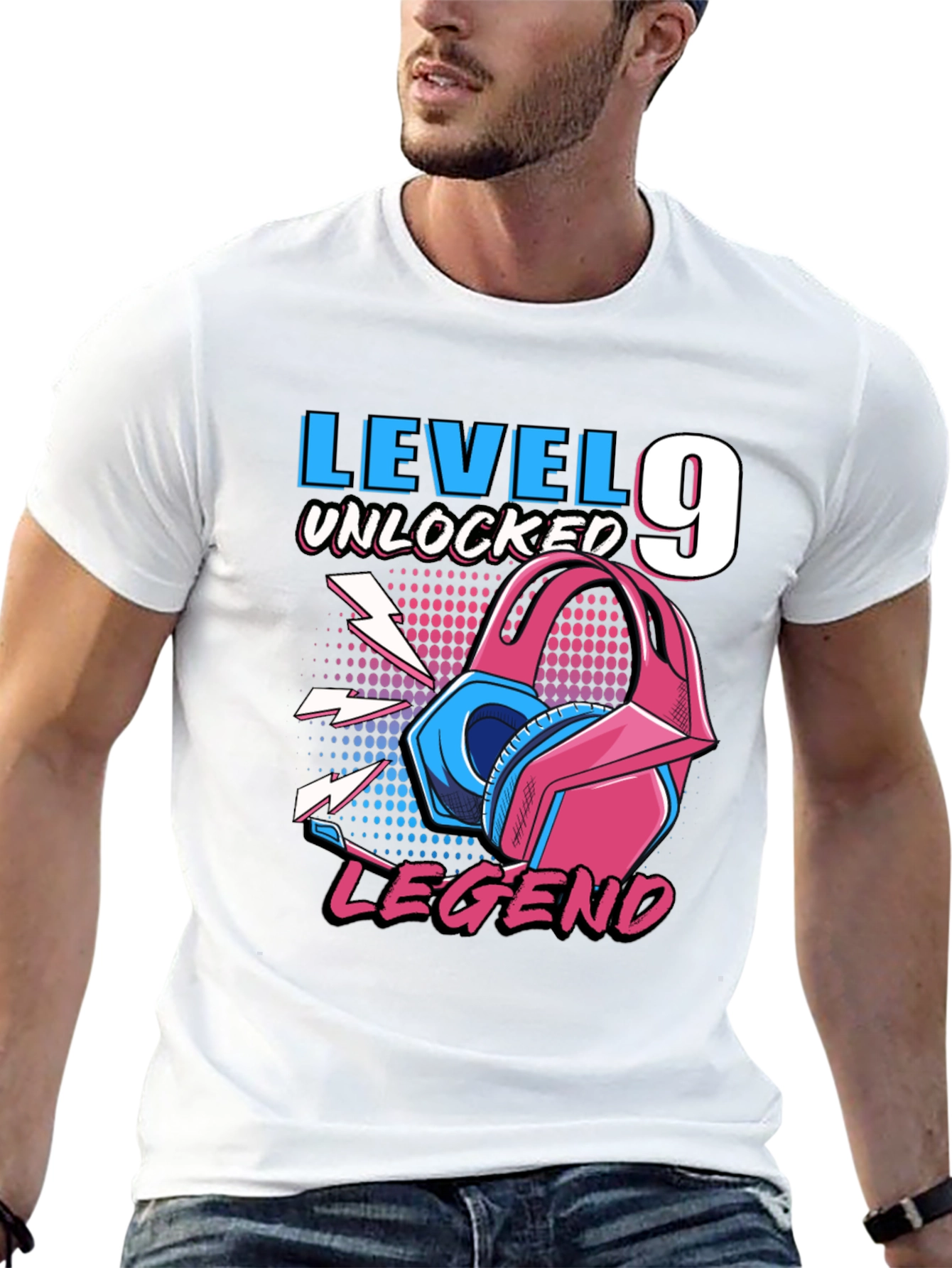 Level 9 Unlocked Legend Gamer T-Shirt