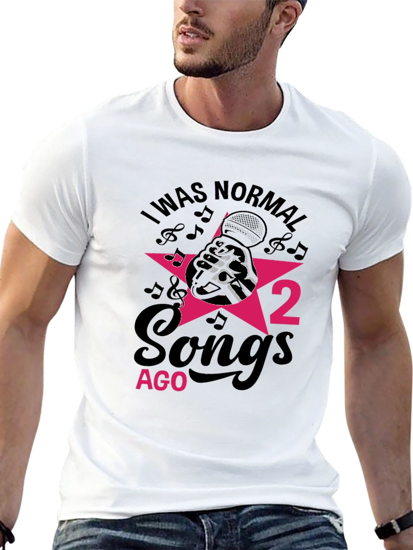 I Was Normal 2 Songs Ago Mens T-Shirt