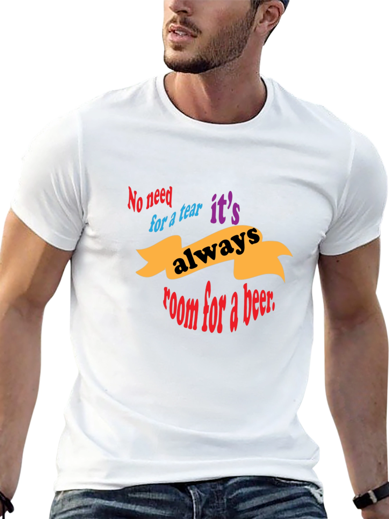 Always Room For a Beer Black T-Shirt