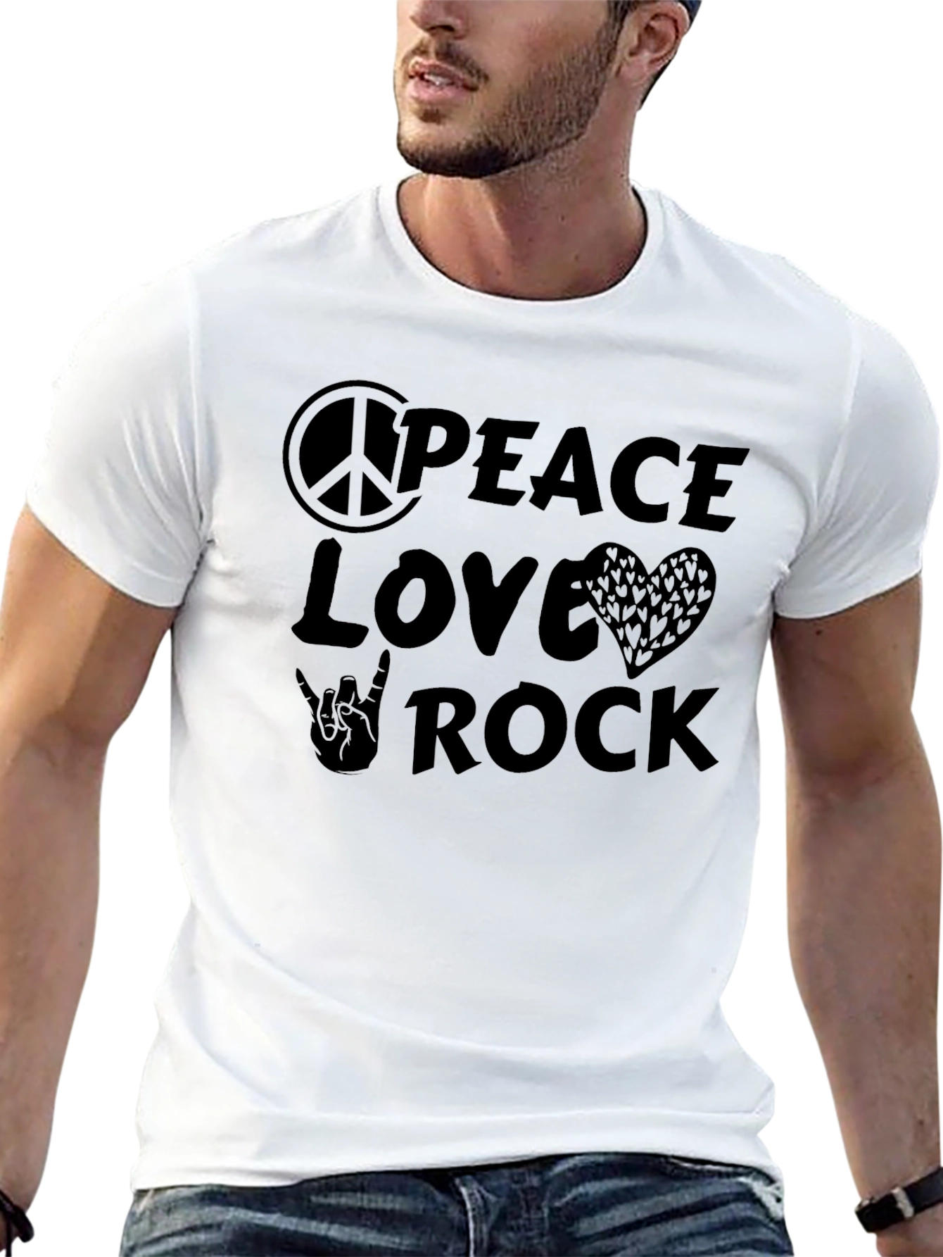 Peace Love Rock T-Shirt