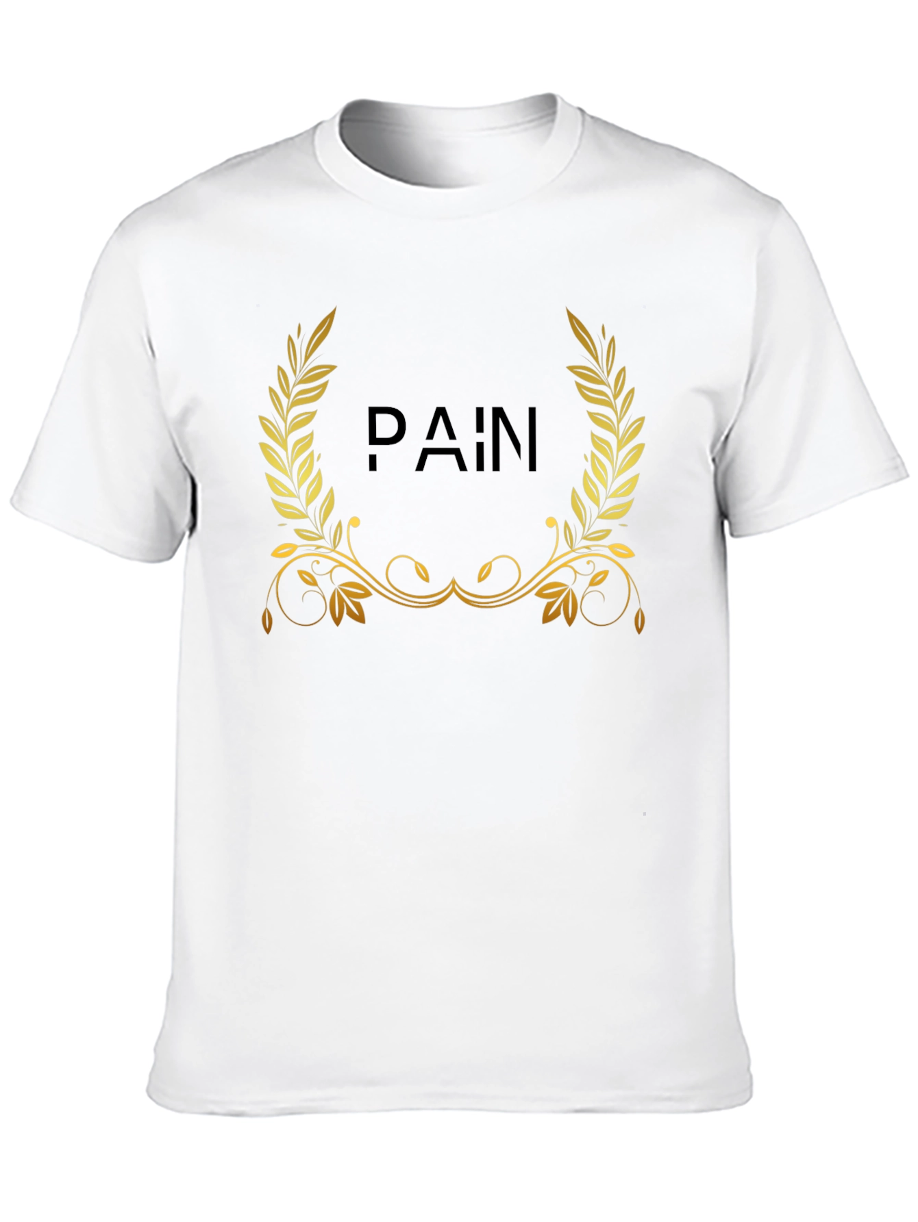Pain Wreath Graphic T-Shirt - Black