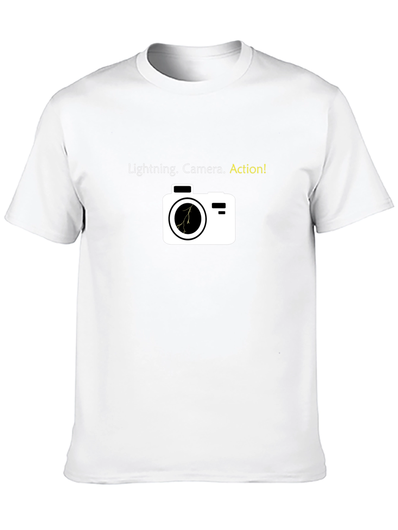 Lightning Camera Action Tee - Photographers Shirt