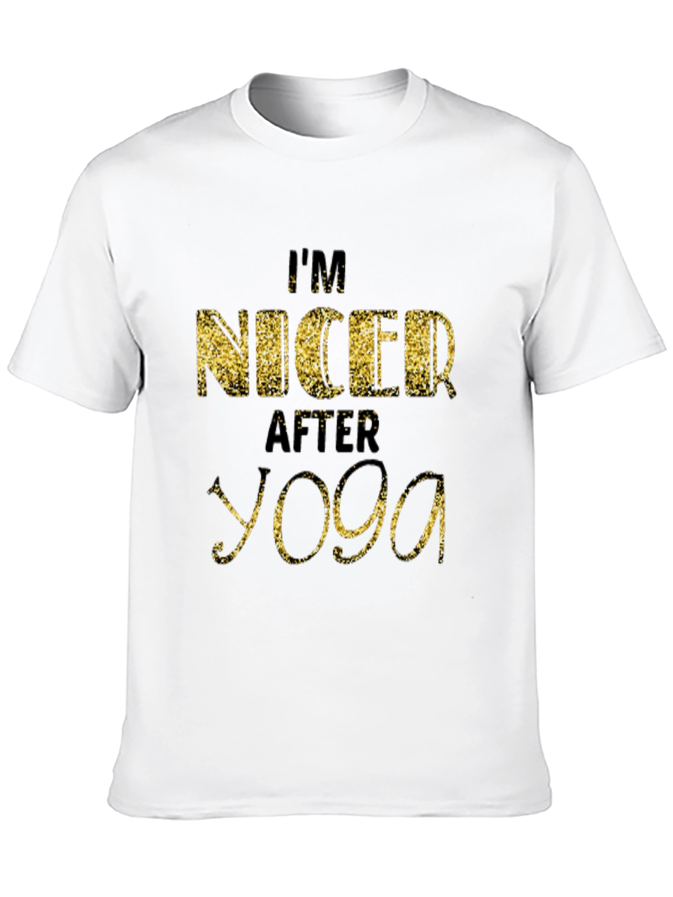 Im Nicer After Yoga T-Shirt - Trendy Graphic Tee