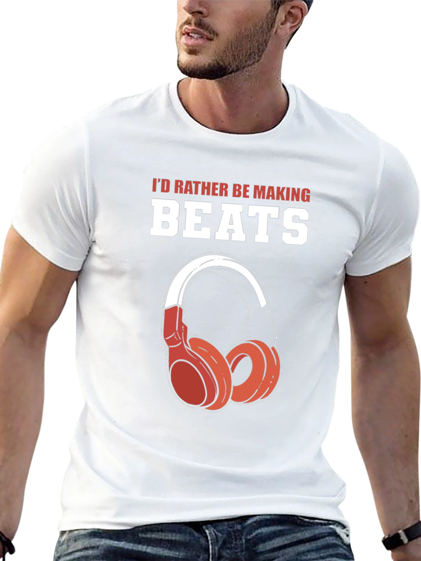 Id Rather Be Making Beats Graphic T-Shirt