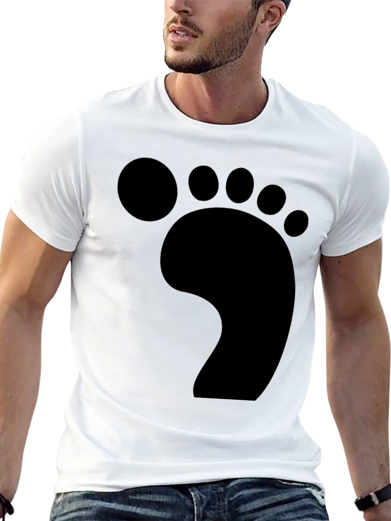 Footprint Graphic T-Shirt