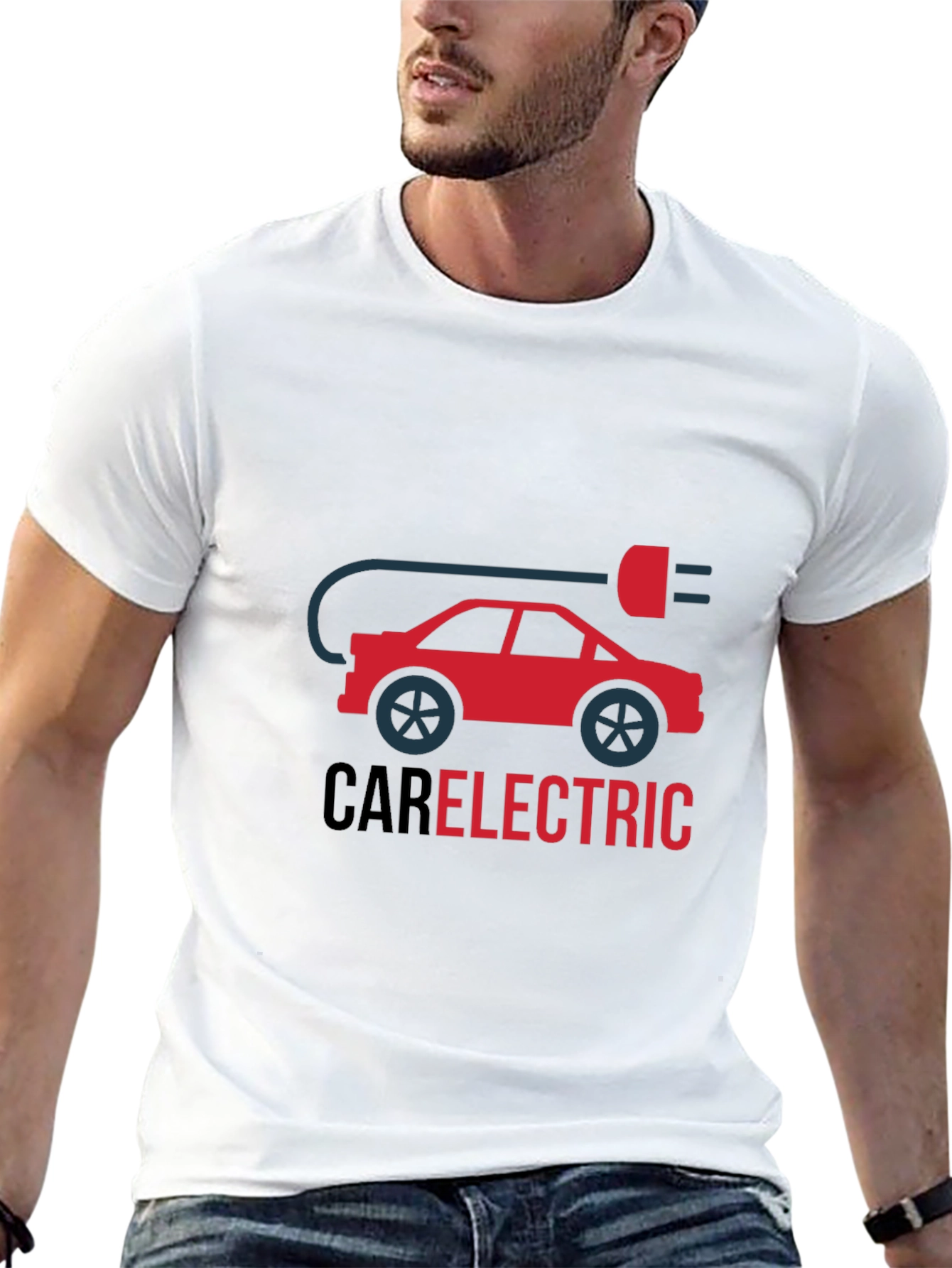 Electric Car Graphic Tee - Modern Comfort