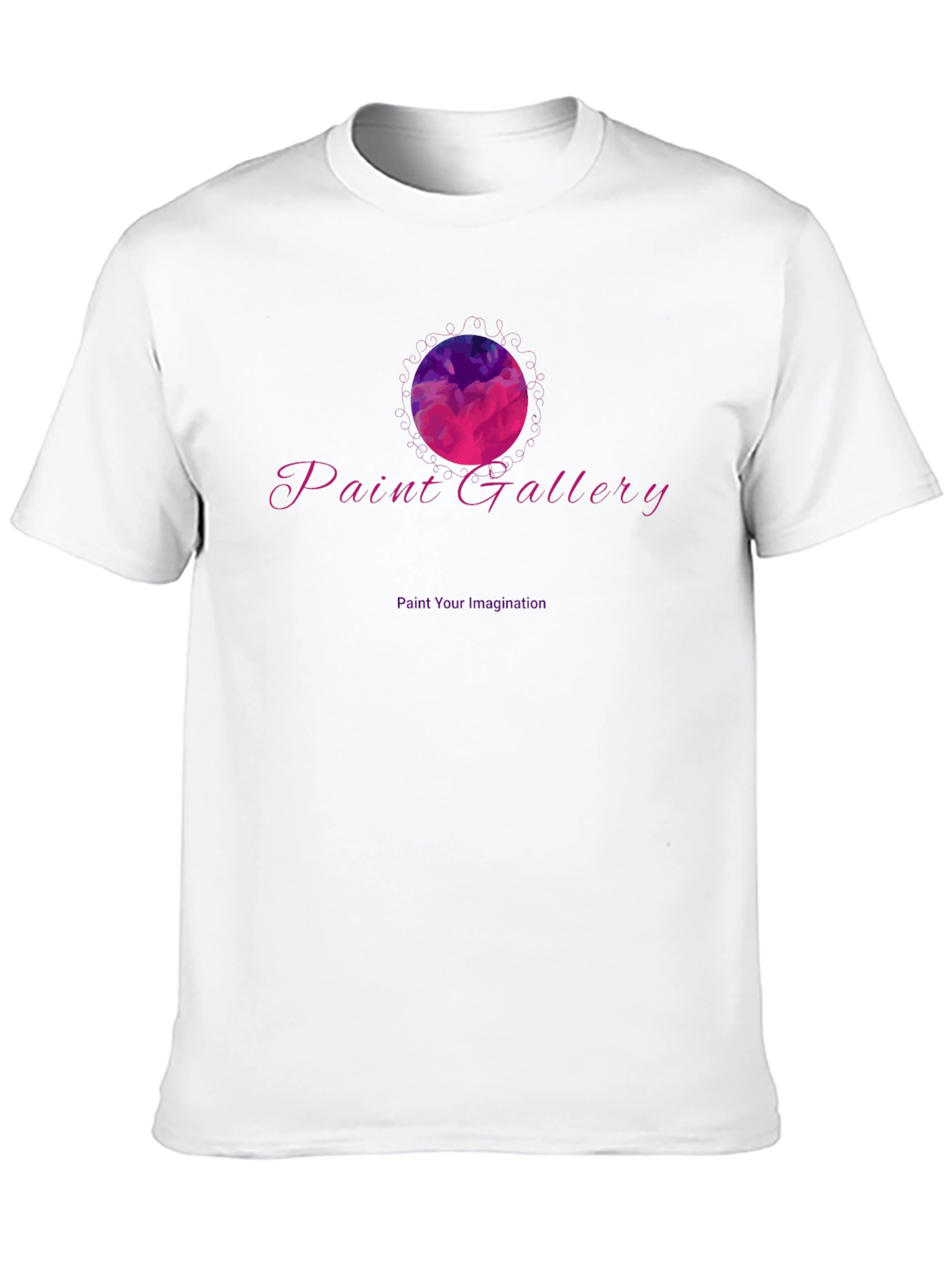 Paint Gallery Artistic Black T-Shirt