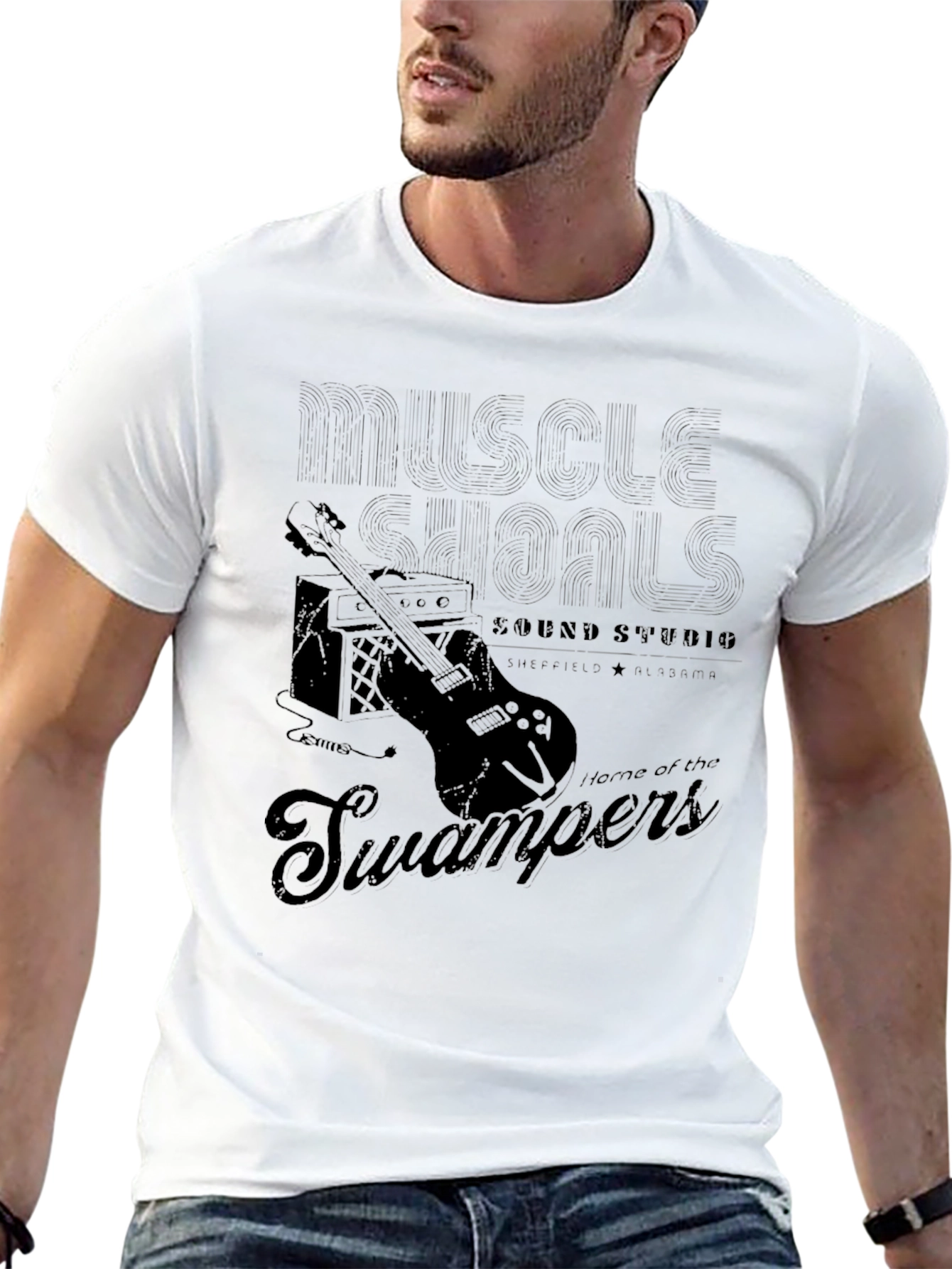 Muscle Shoals Sound Studio Black T-Shirt