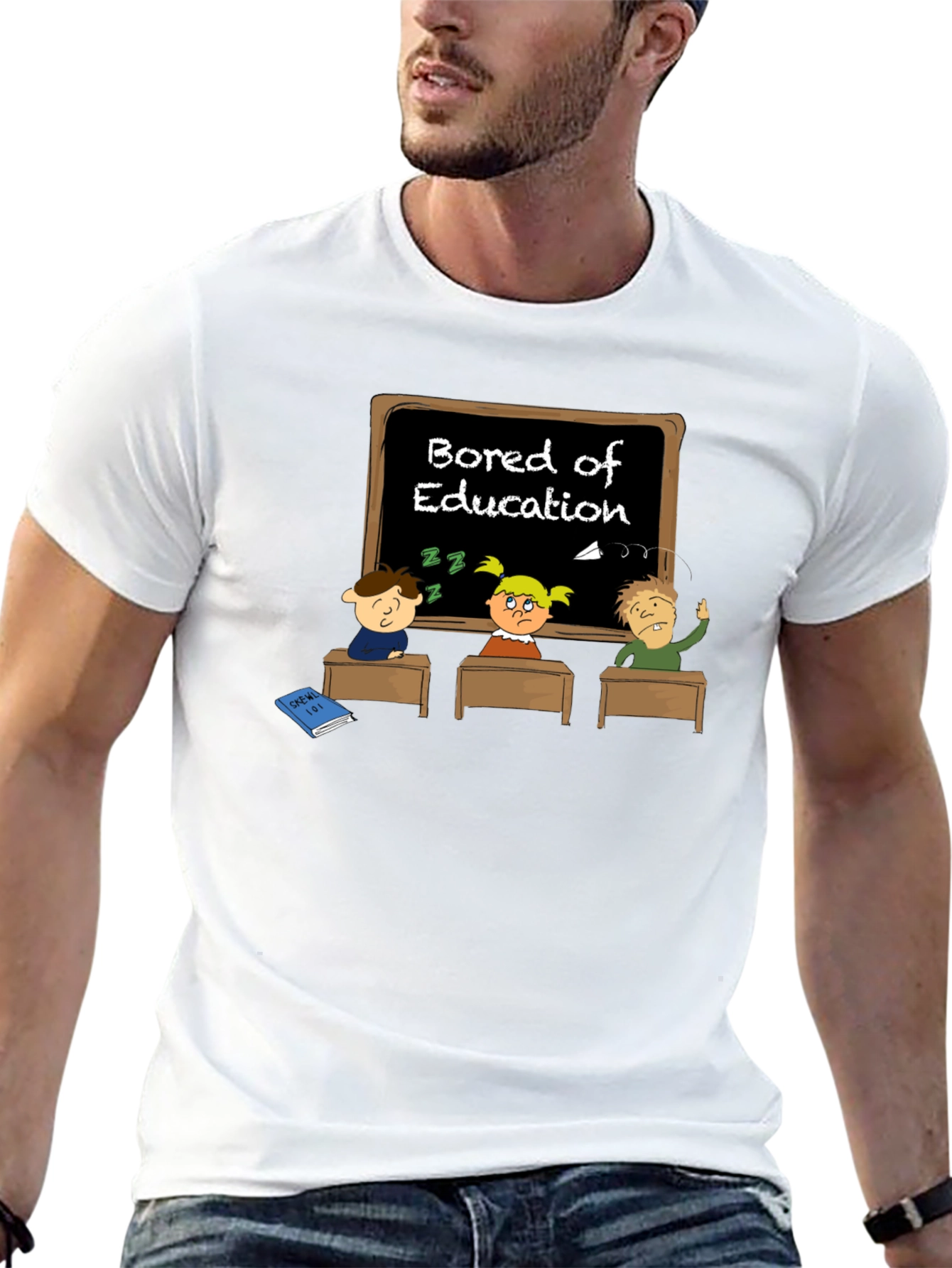 Bored of Education Graphic T-Shirt