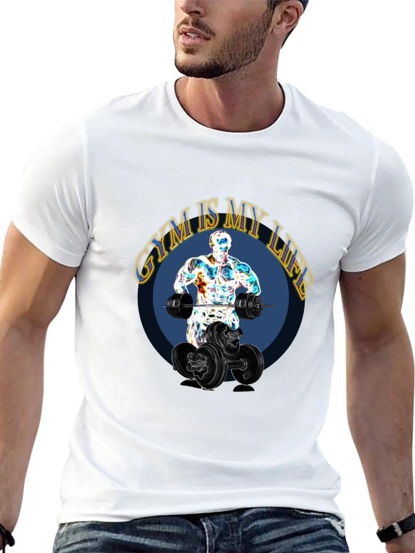 Gym Is My Life Graphic T-Shirt