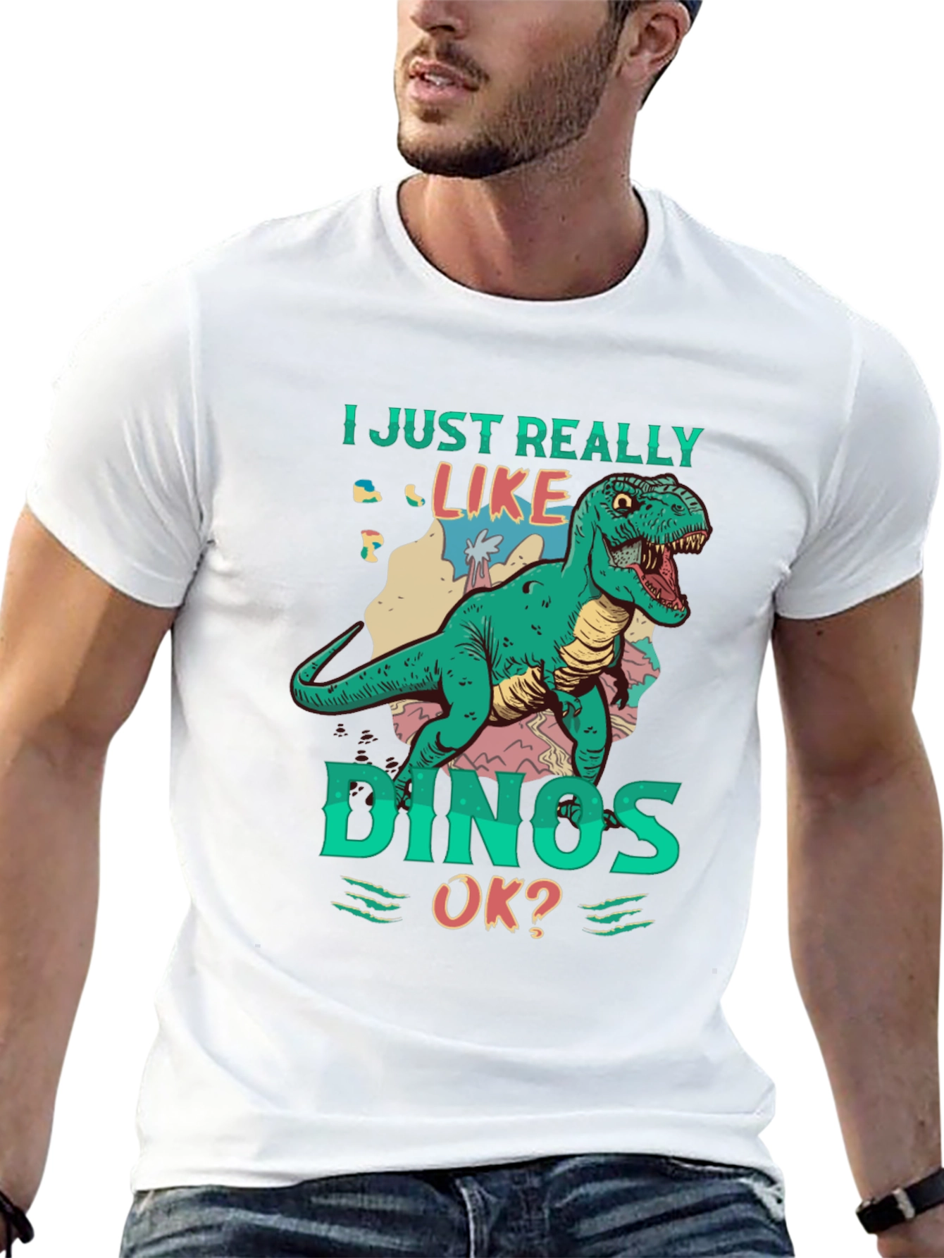 Dino Lover T-Shirt - I Just Really Like Dinos
