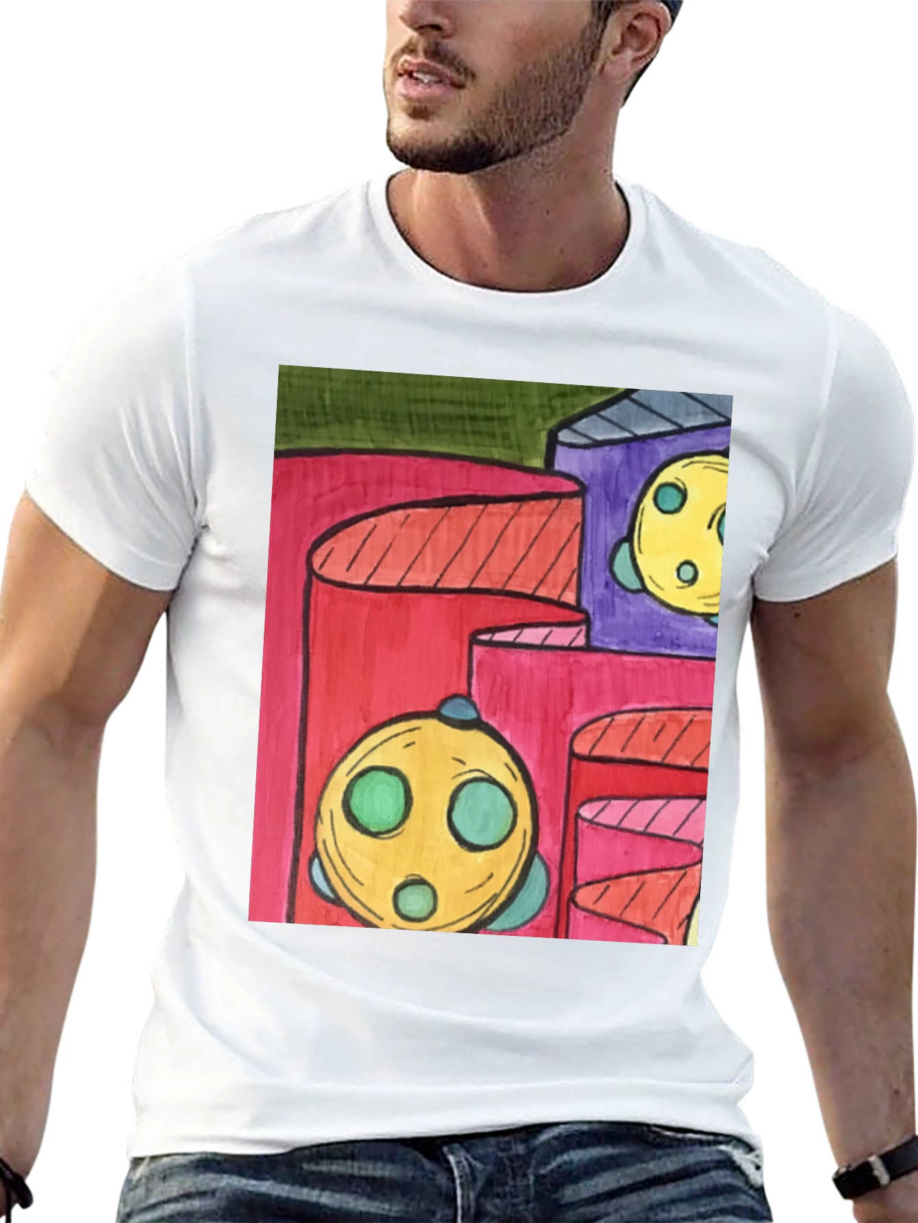 Abstract Cylinder T-Shirt