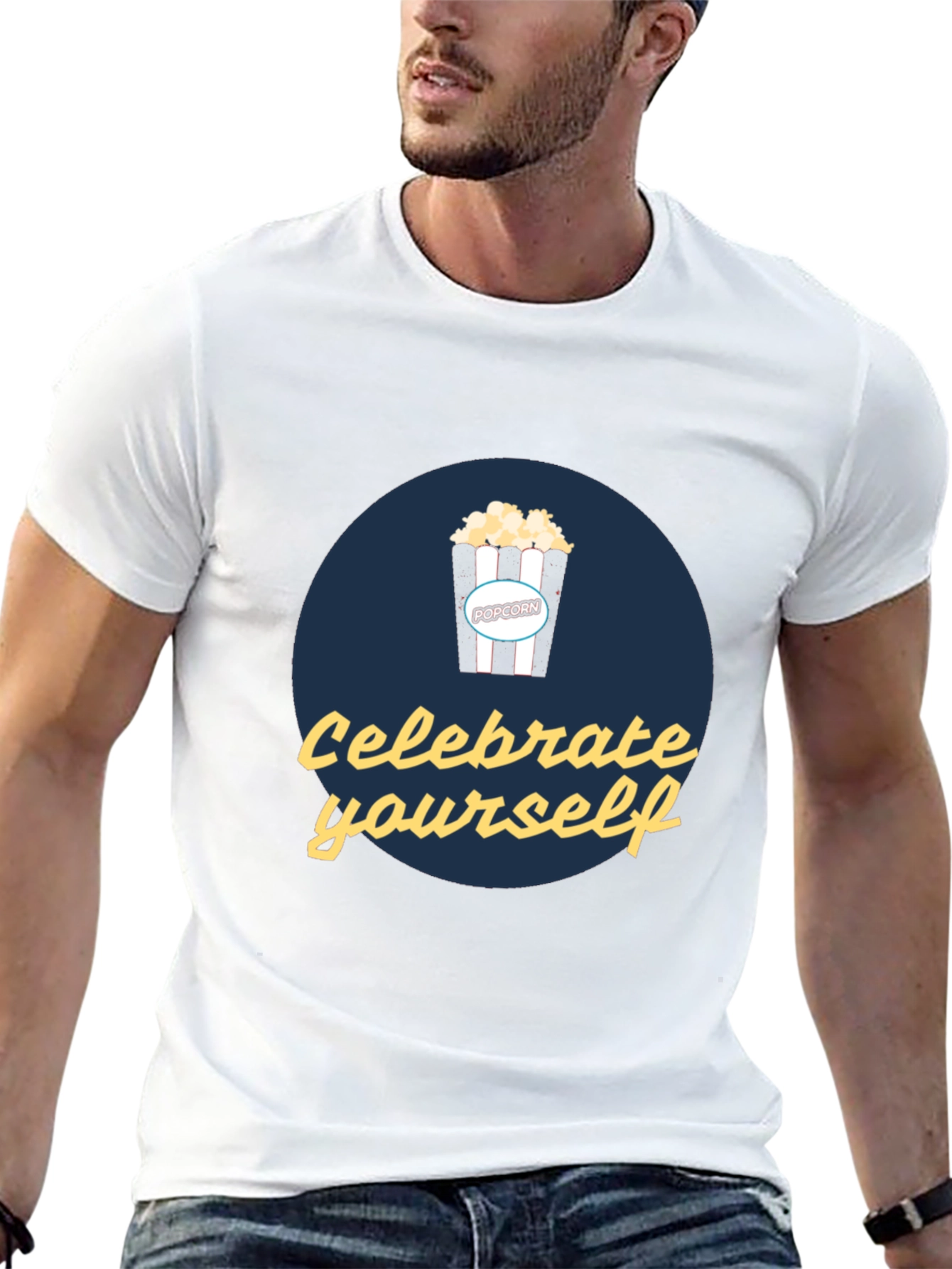 Celebrate Yourself - Popcorn Graphic Tee