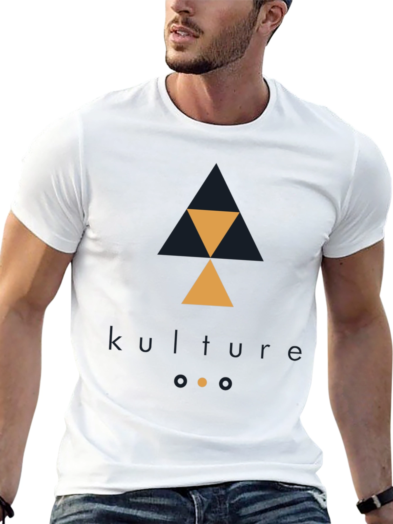 Kulture Geometric Tee - Modern Graphic Design