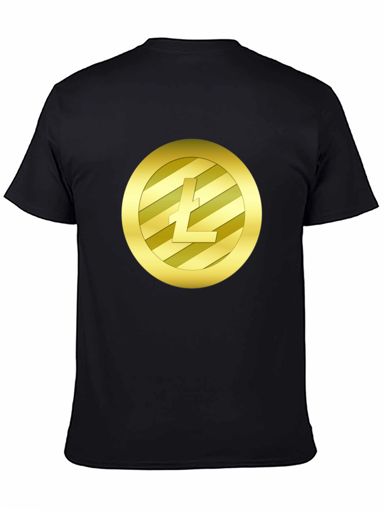 Litecoin Cryptocurrency T-Shirt - Black Tee