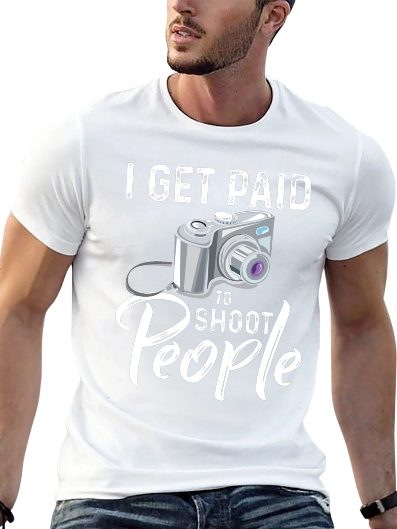 I Get Paid to Shoot People Funny Photographer T-Shirt