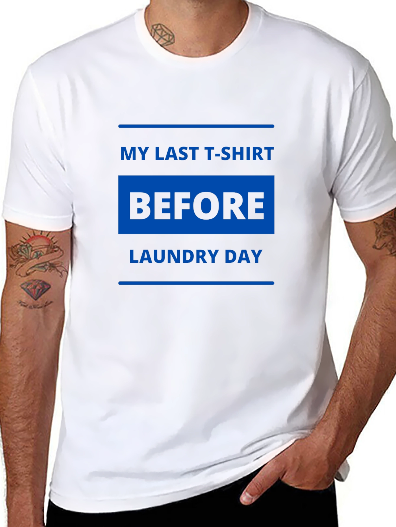 Laundry Day T-Shirt Funny Black Tee