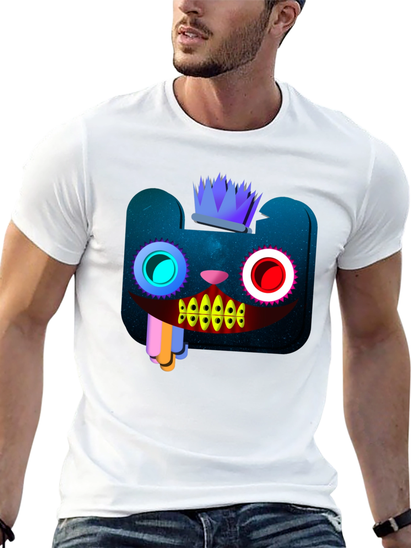 Cosmic Crowned Creature Tee