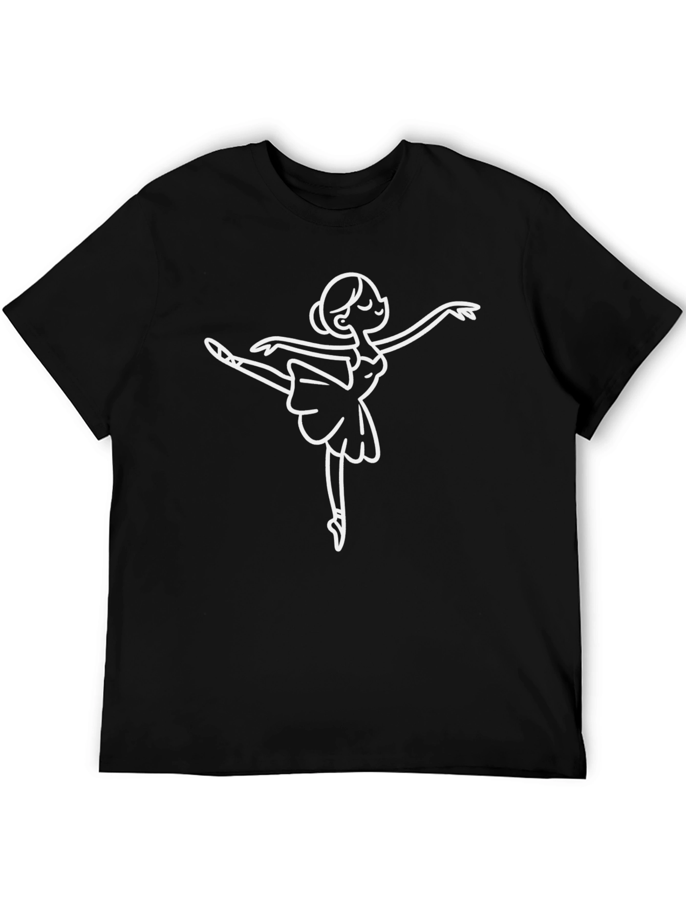 Ballerina Graphic Tee - Stylish Dance Shirt