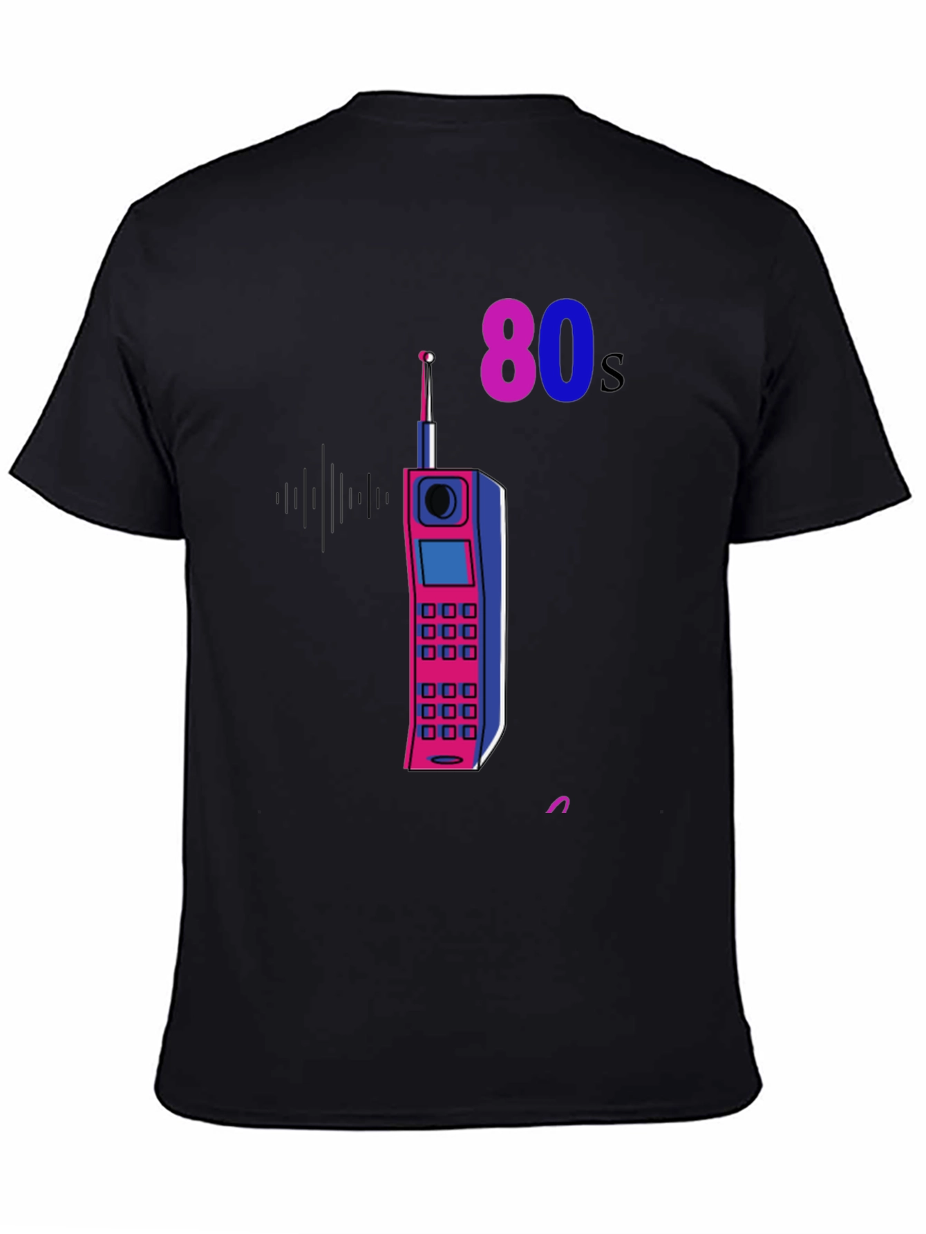 Retro 80s Phone Graphic T-Shirt