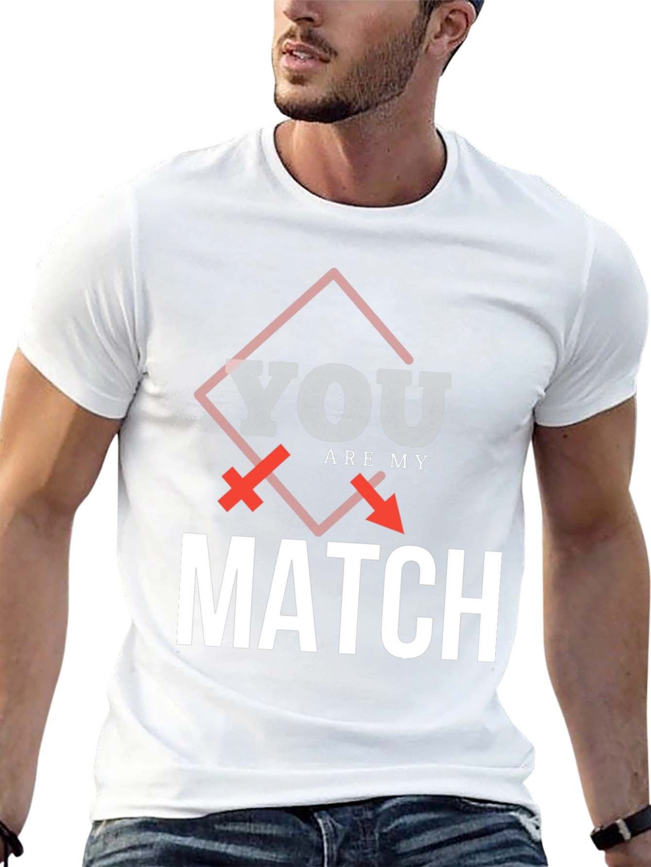 You Are My Match Graphic T-Shirt