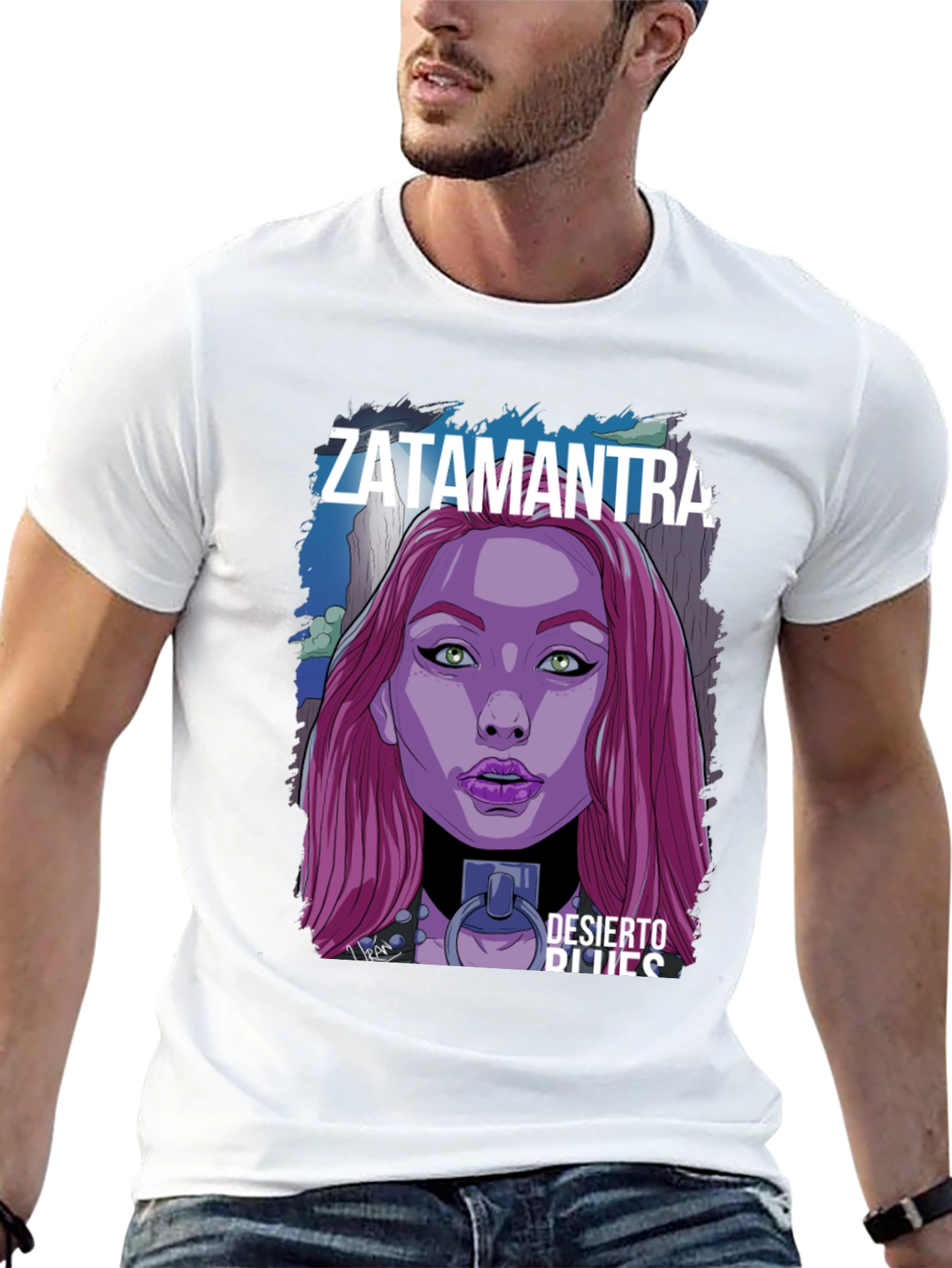 Zatamantra Desierto Blues Graphic T-Shirt