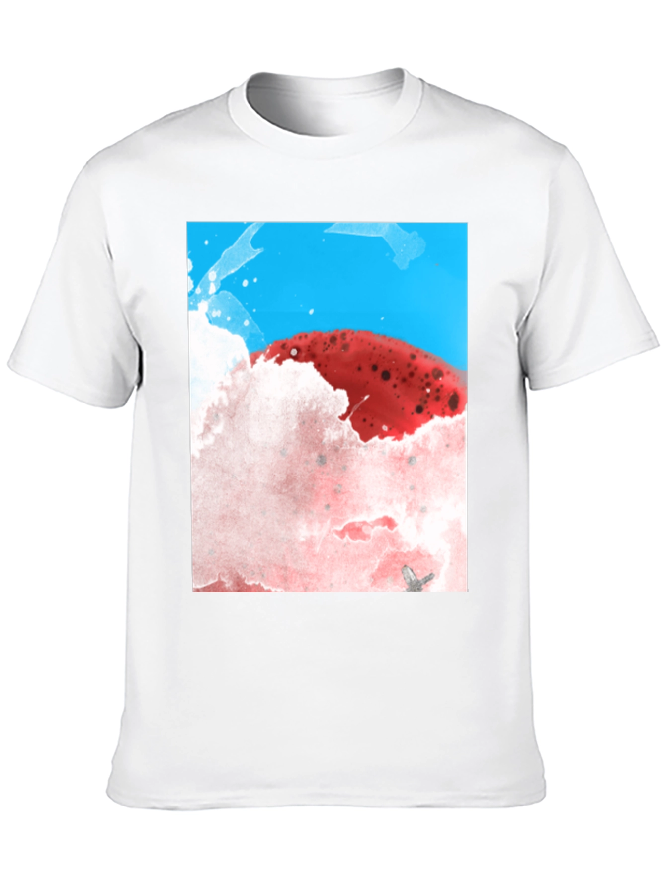 Abstract Art Tee - Red Planet Sky