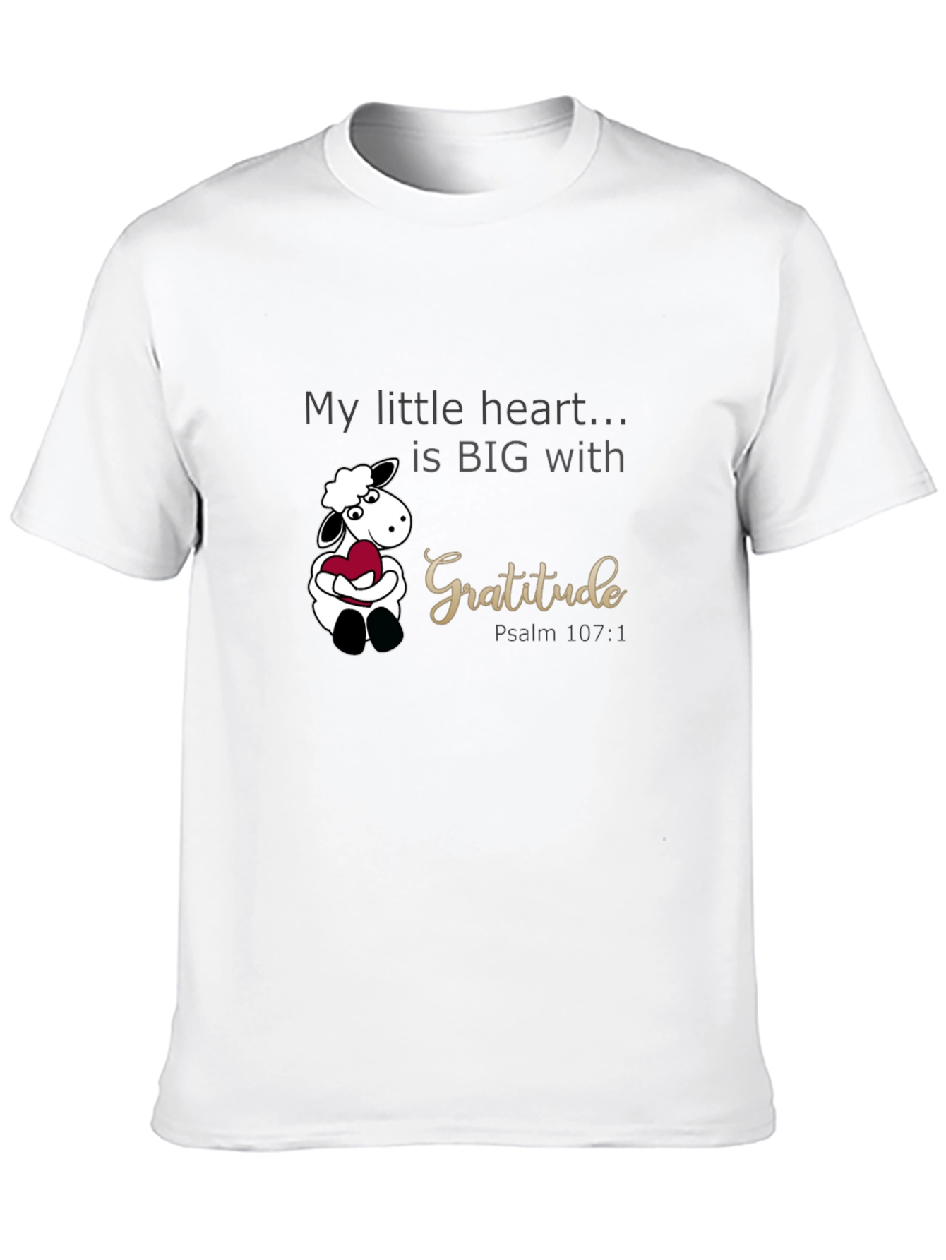 Gratitude Sheep Graphic T-Shirt