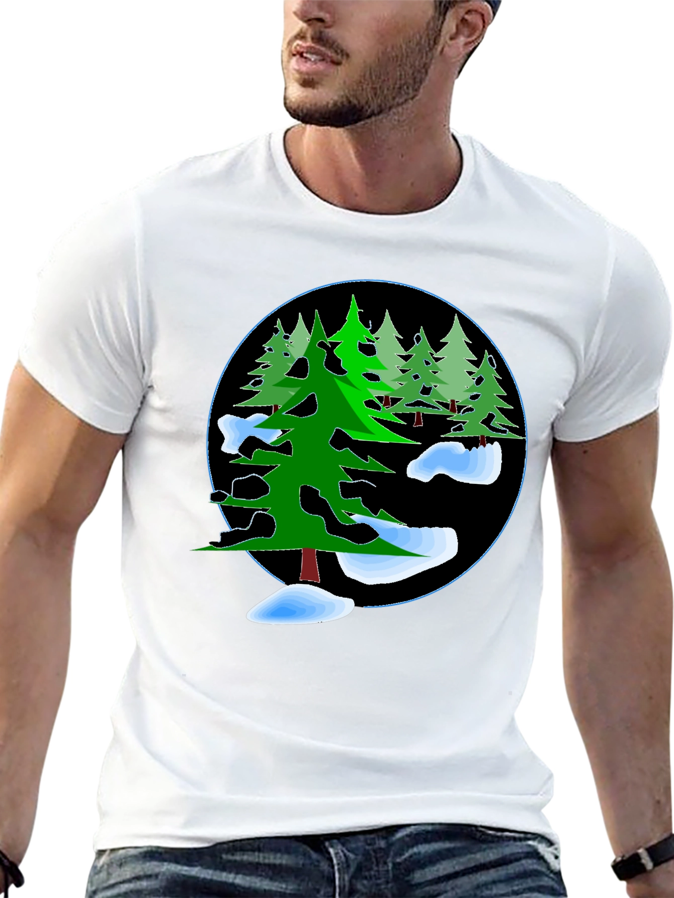 Winter Forest Graphic T-Shirt