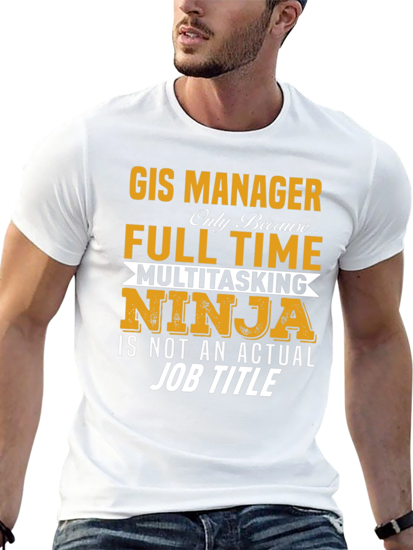 GIS Manager Multitasking Ninja T-Shirt