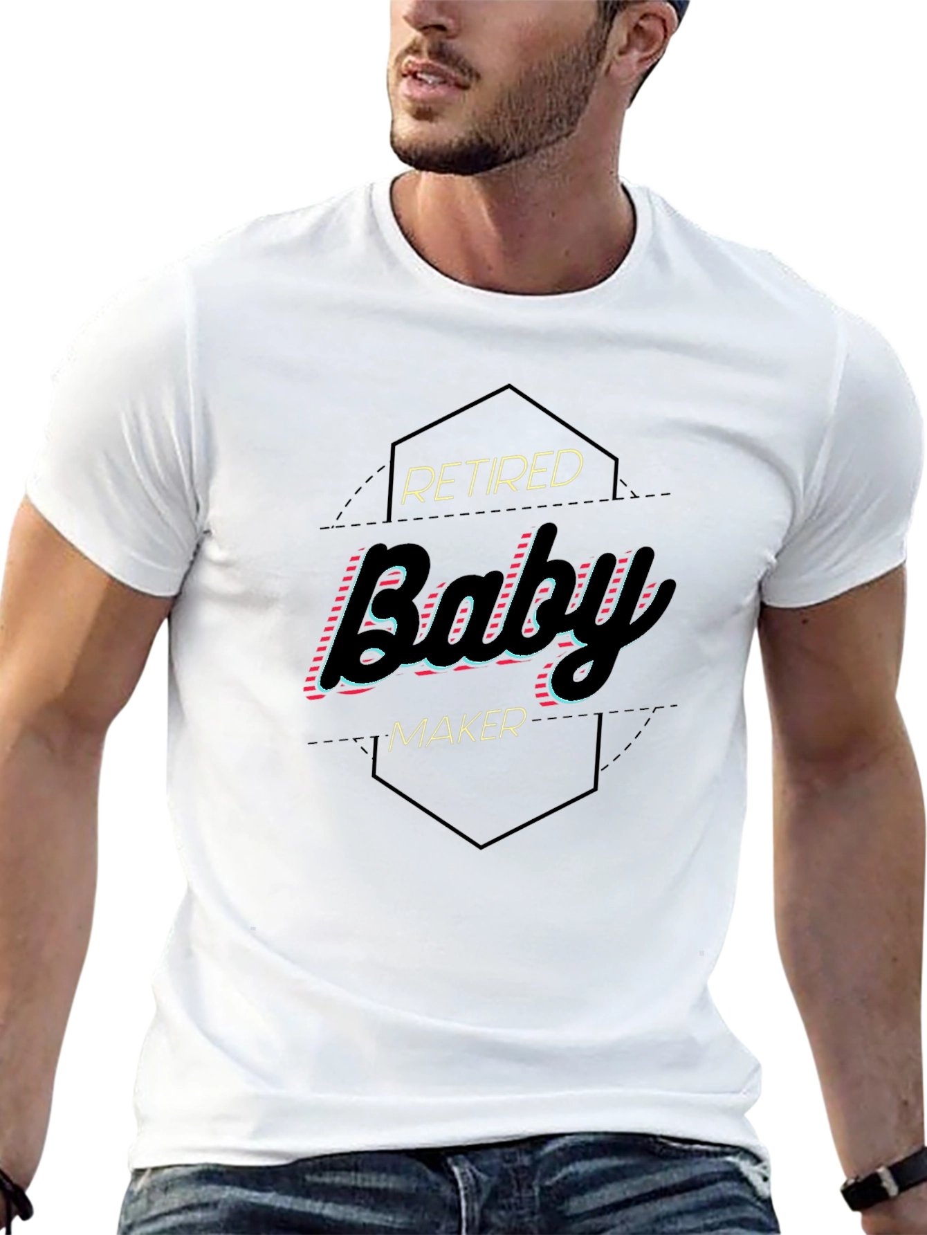 Retired Baby Maker Black Graphic Tee