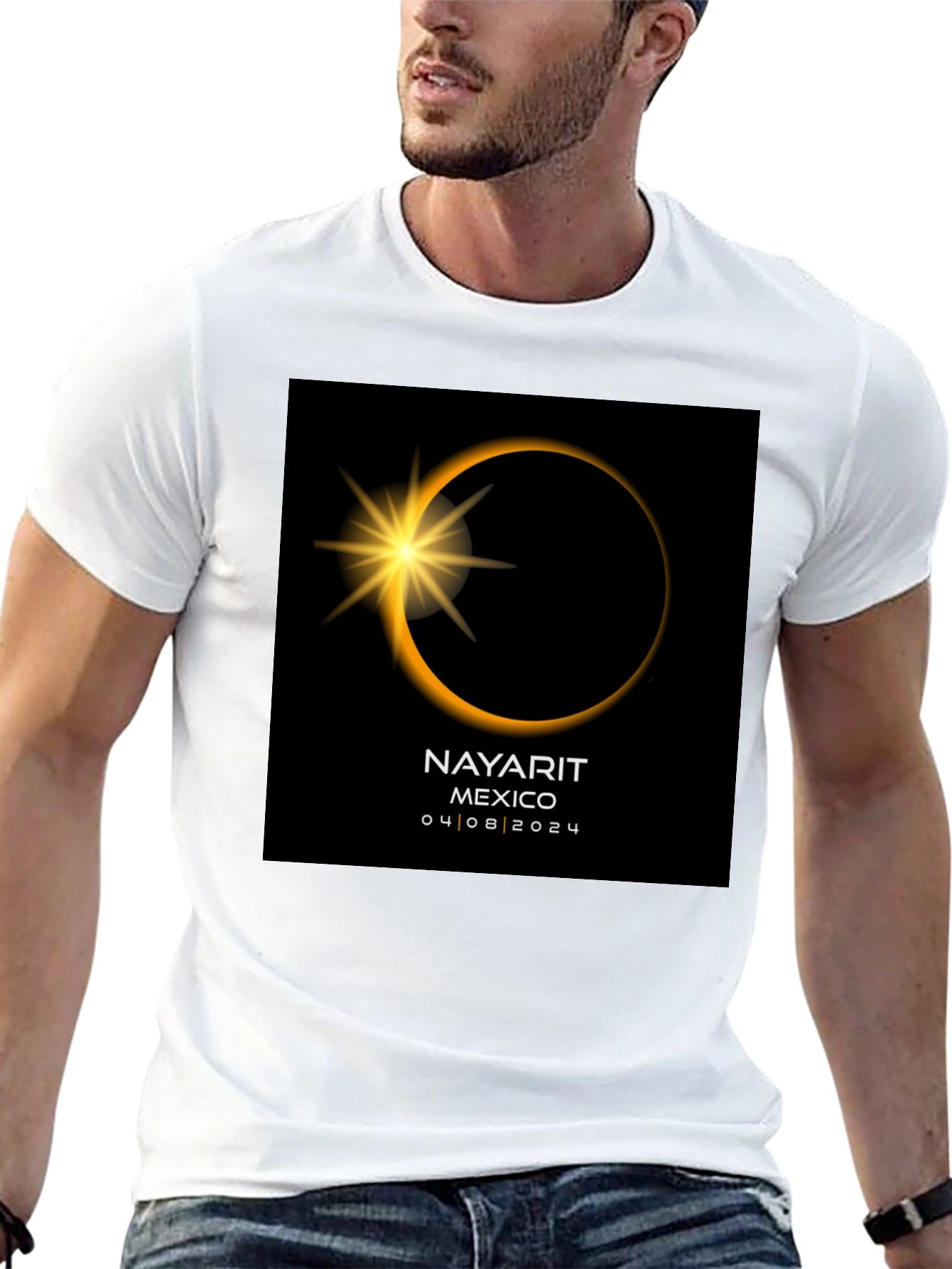 Total Solar Eclipse Nayarit Mexico 2024 T-Shirt