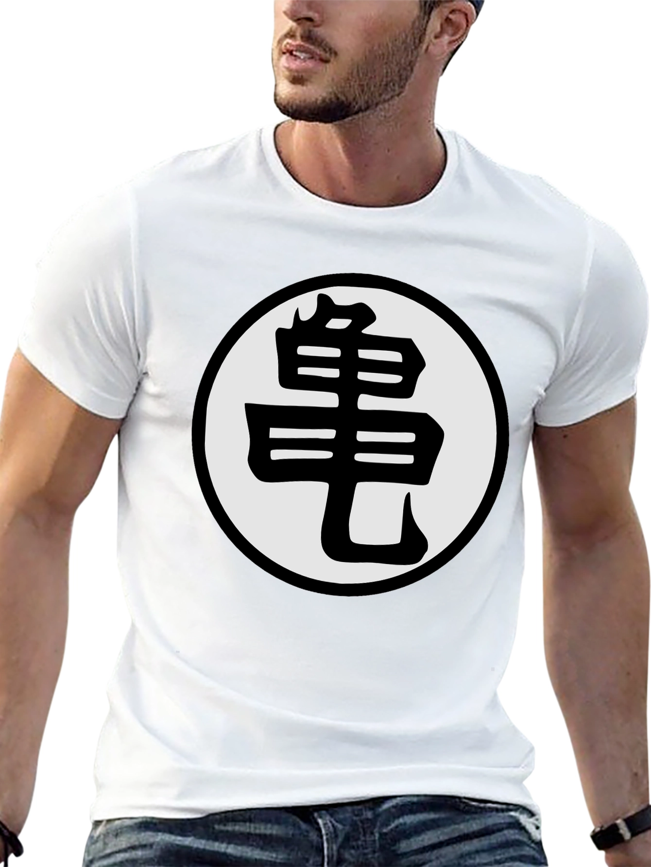 Dragon Ball Z Goku Symbol Black T-Shirt