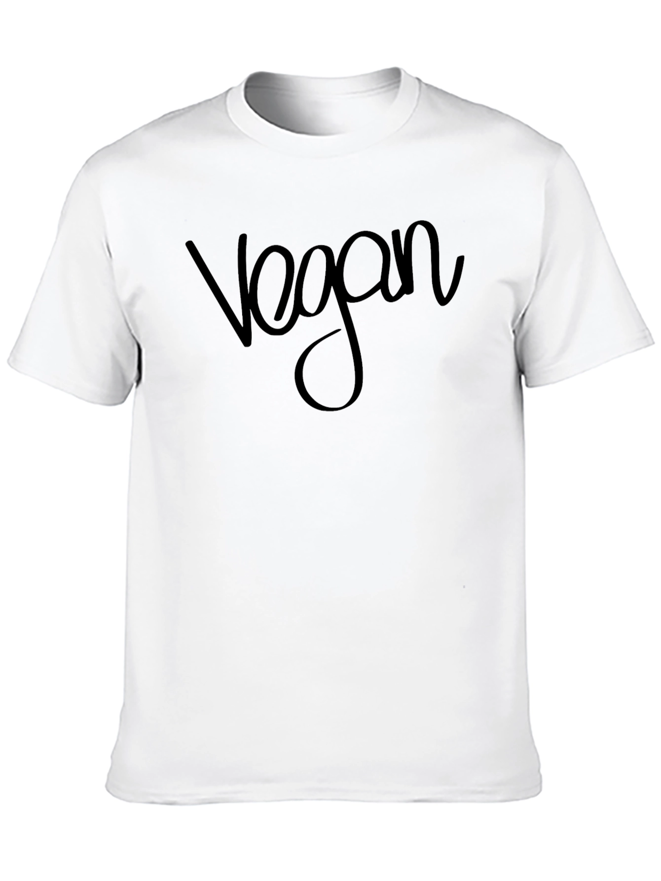 Vegan Black T-Shirt - Stylish & Comfortable
