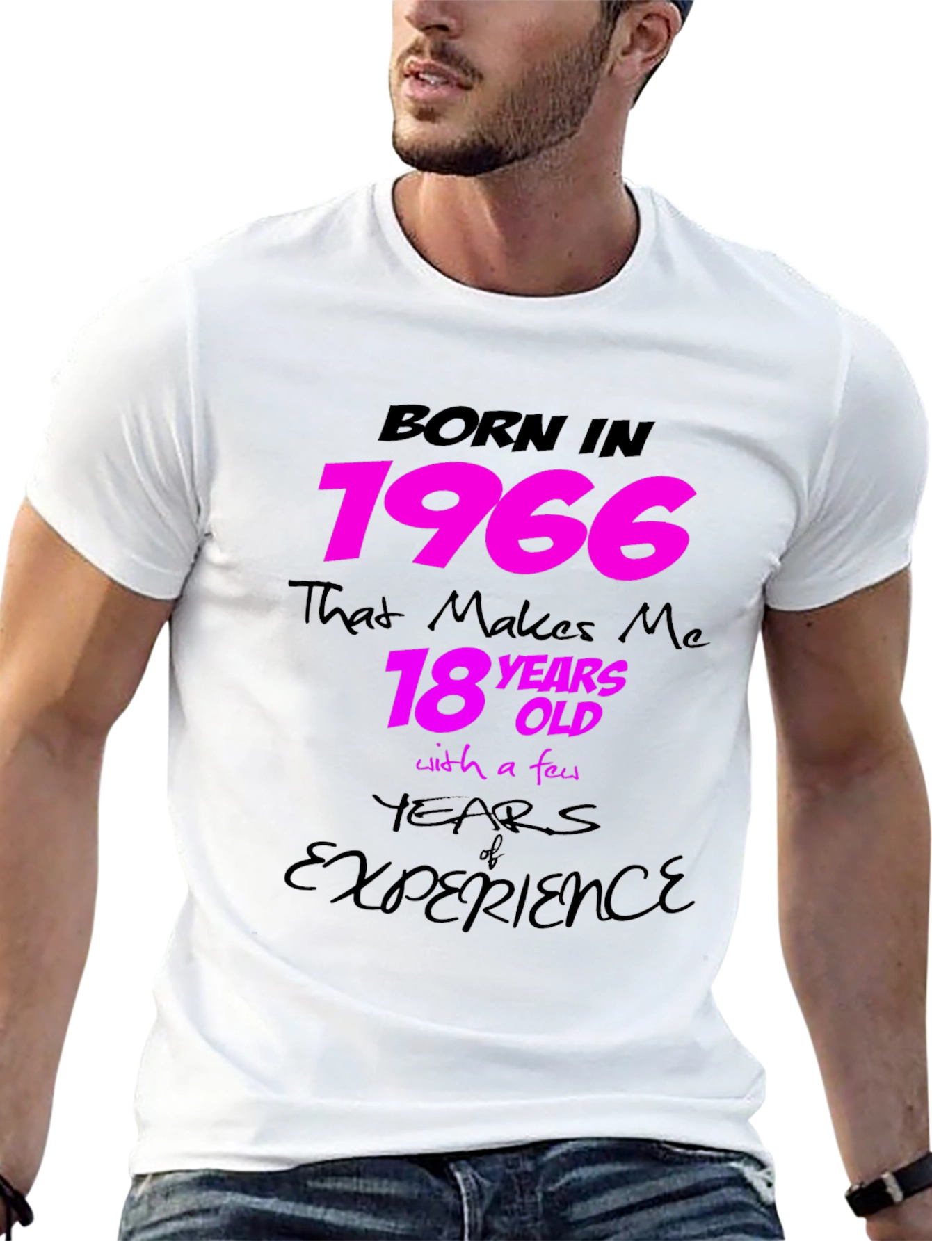 Born in 1966 T-Shirt - Funny Birthday Gift