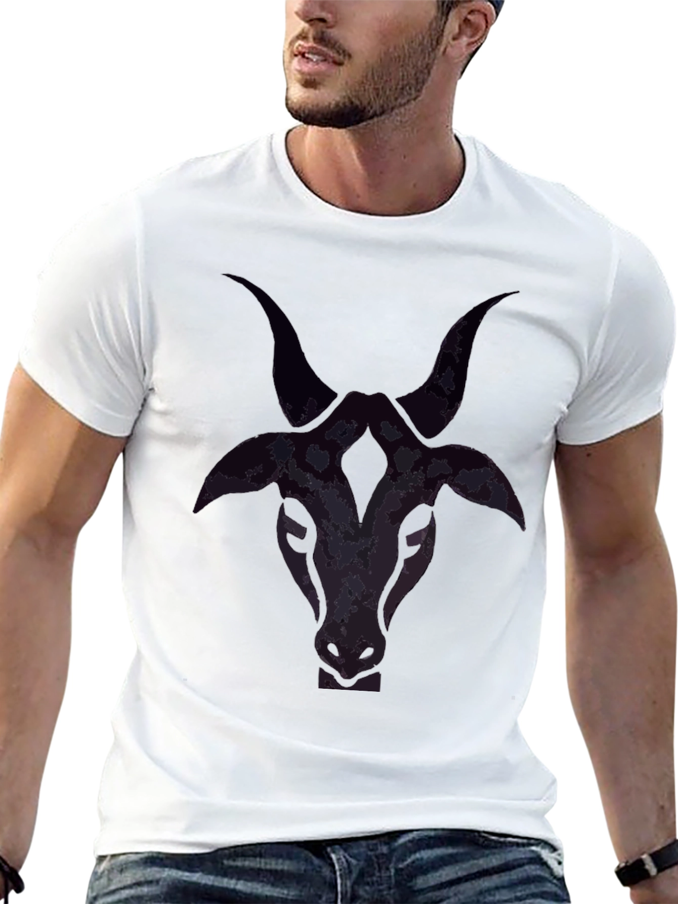 Graphic Tee - Bull Horn Design