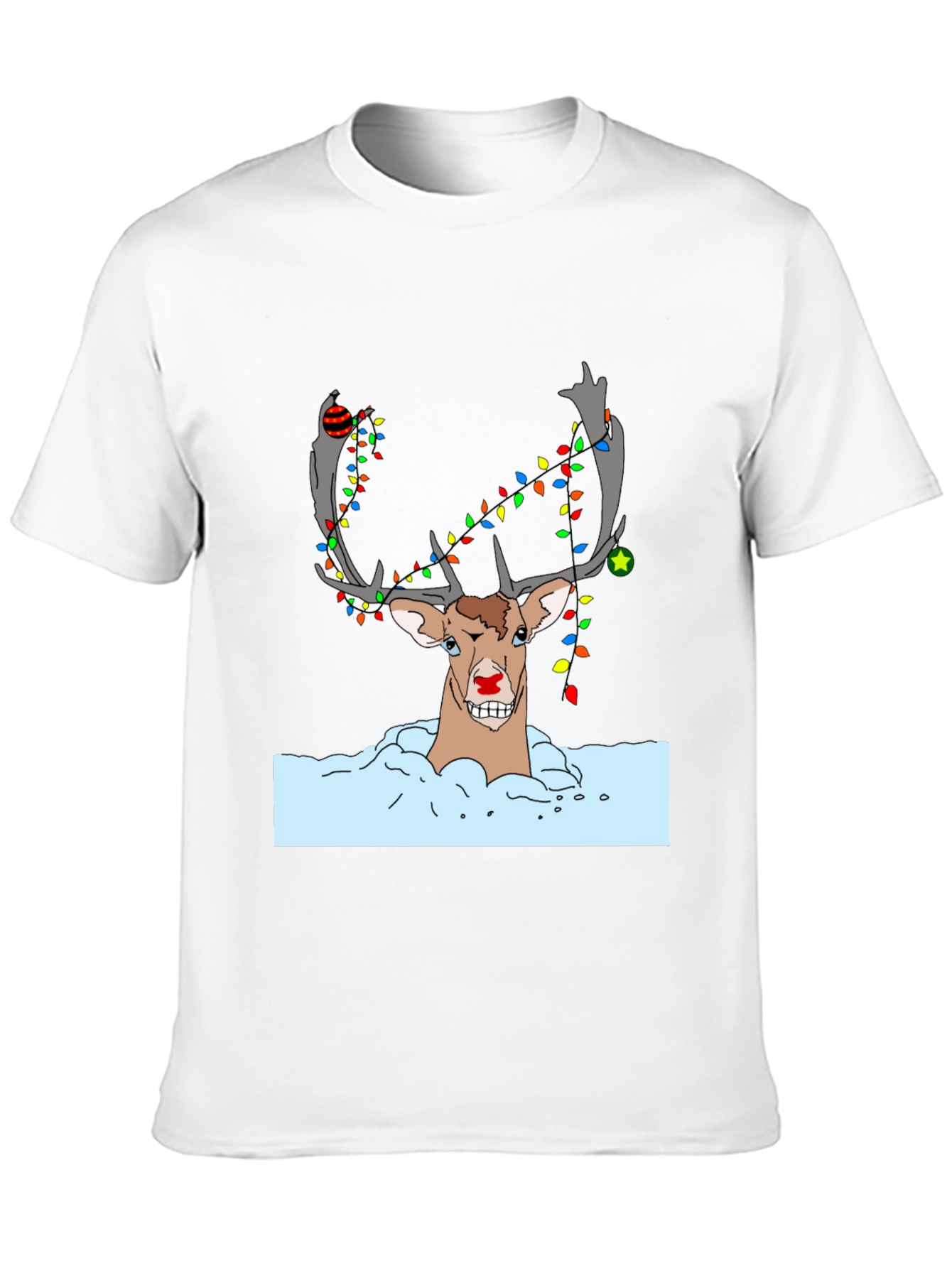 Rudolph Christmas T-Shirt - Holiday Reindeer