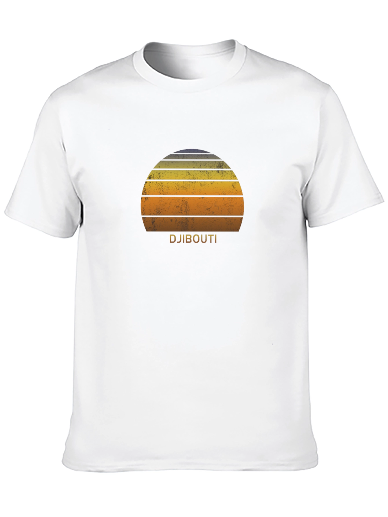 Retro Djibouti Sunset T-Shirt