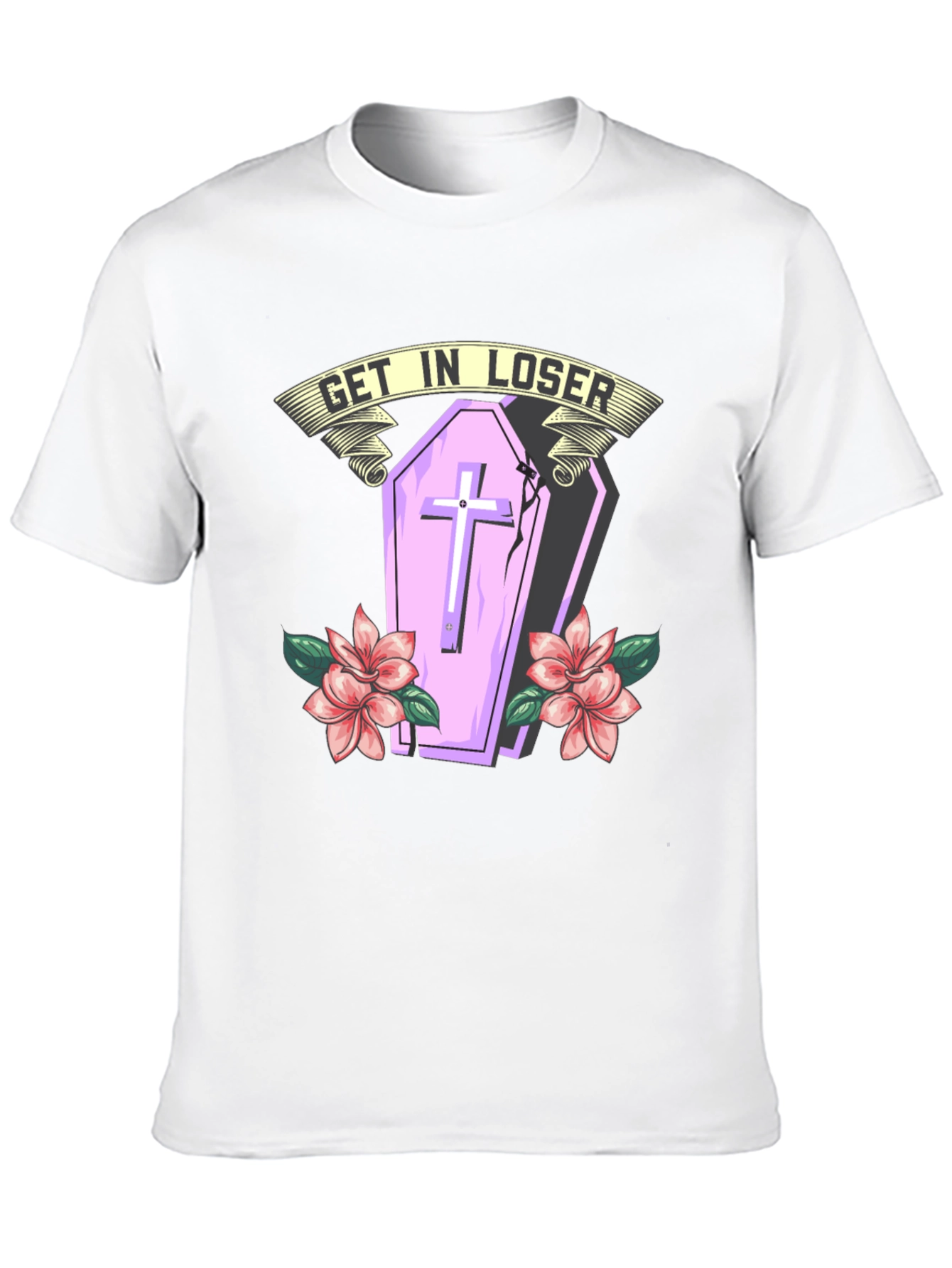 Get In Loser Coffin Tee