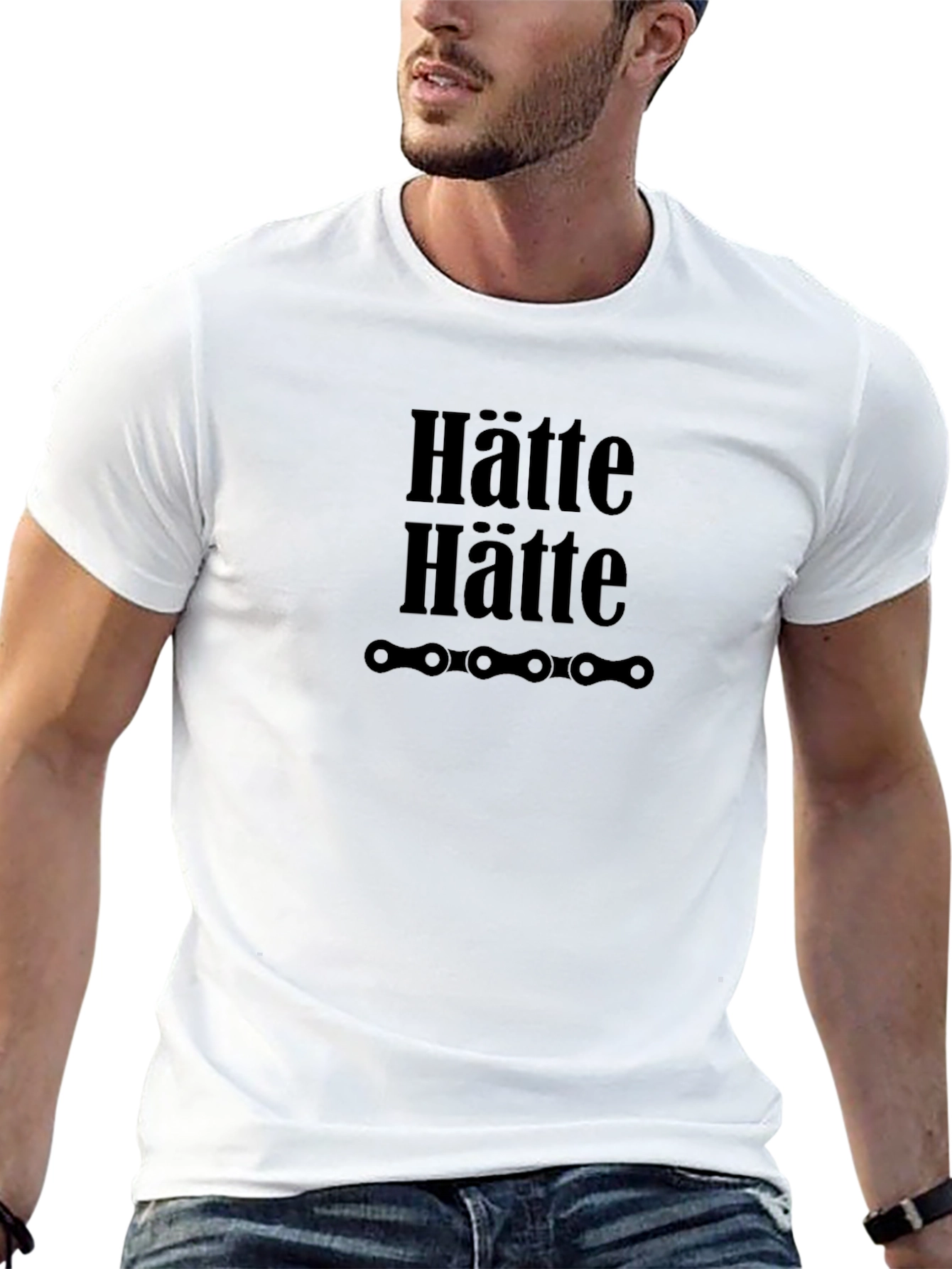 Hätte Hätte Bicycle Chain Black T-Shirt