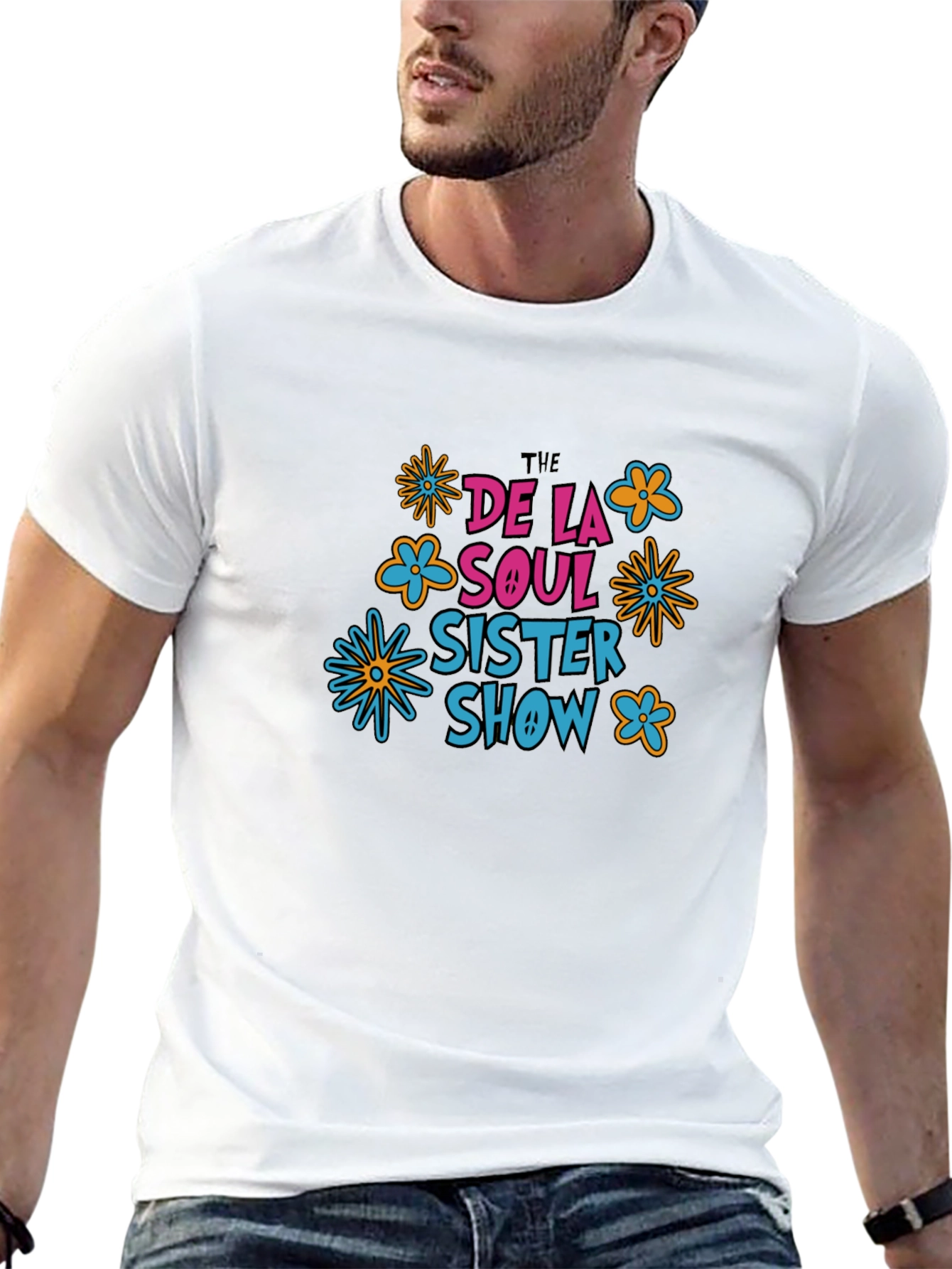 De La Soul Sister Show Black Graphic Tee